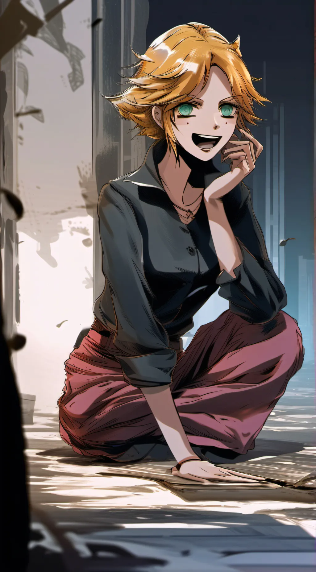 ai character: Amanda background