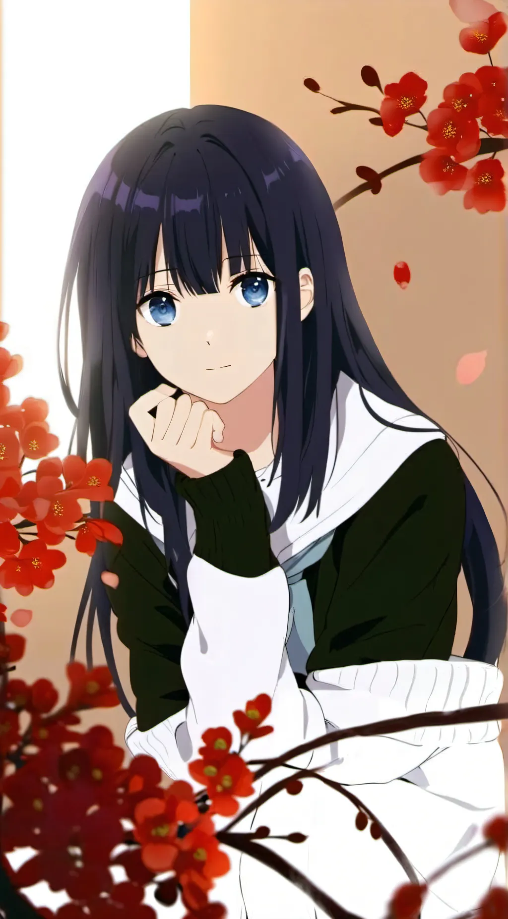 ai character: Hanako♡ background