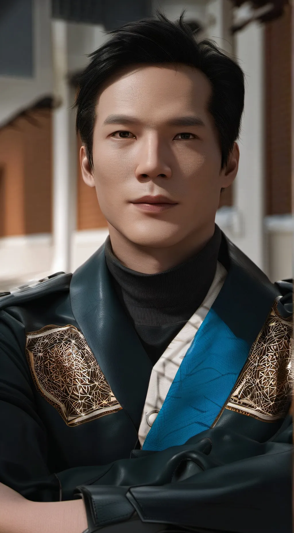 ai character: Leo background