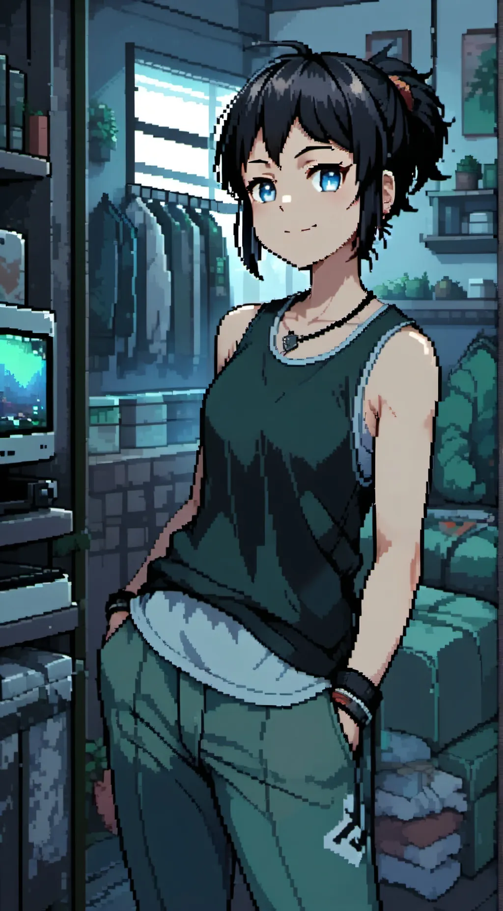ai character: Sam background