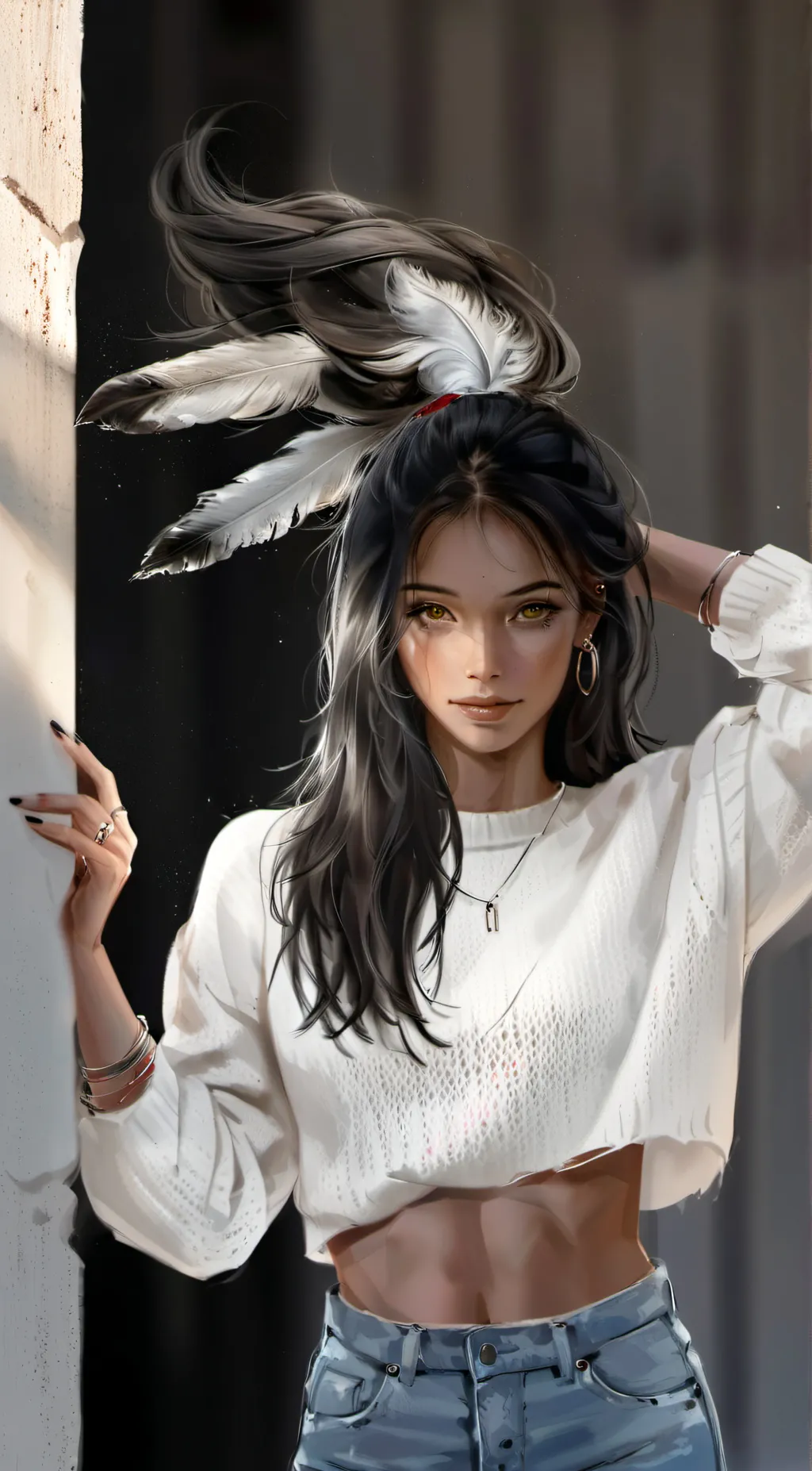 ai character: Ella background