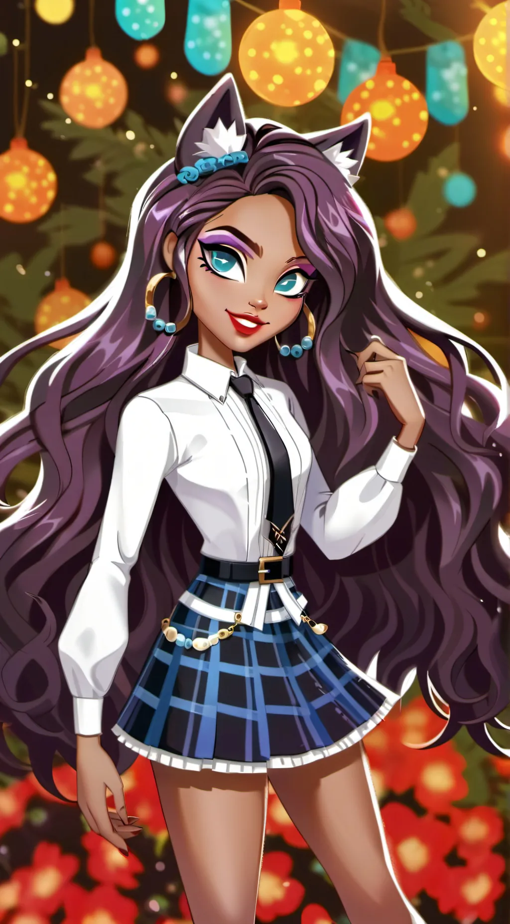 ai character: Clawdeen Wolf  background