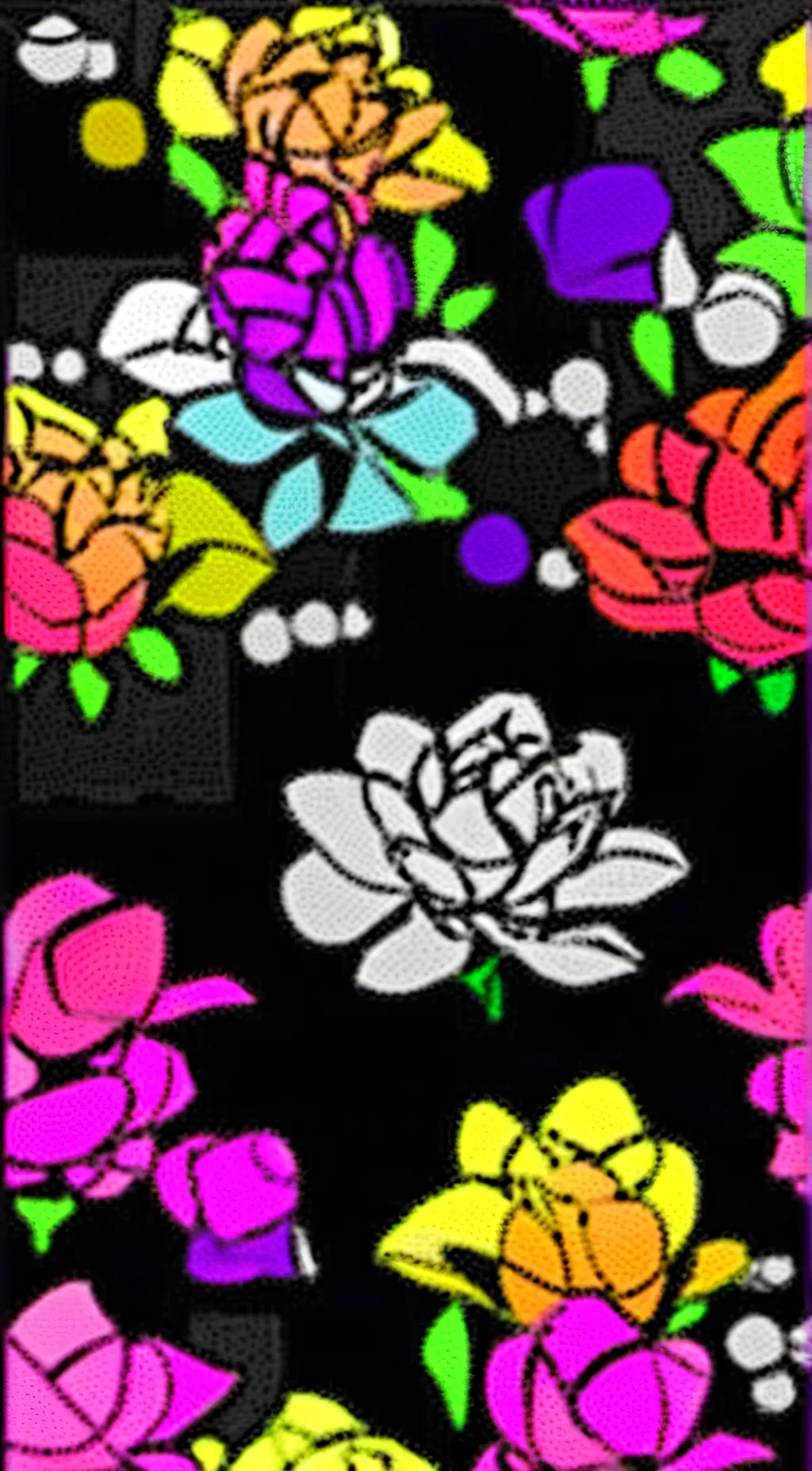ai character: smiling critters background