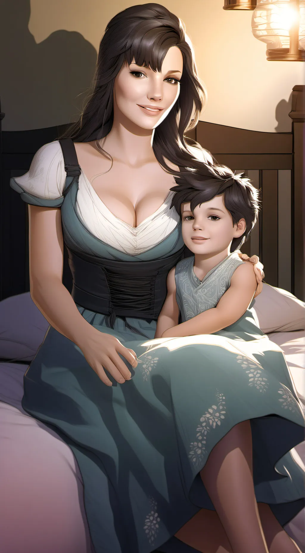 ai character: Lexi Luna background