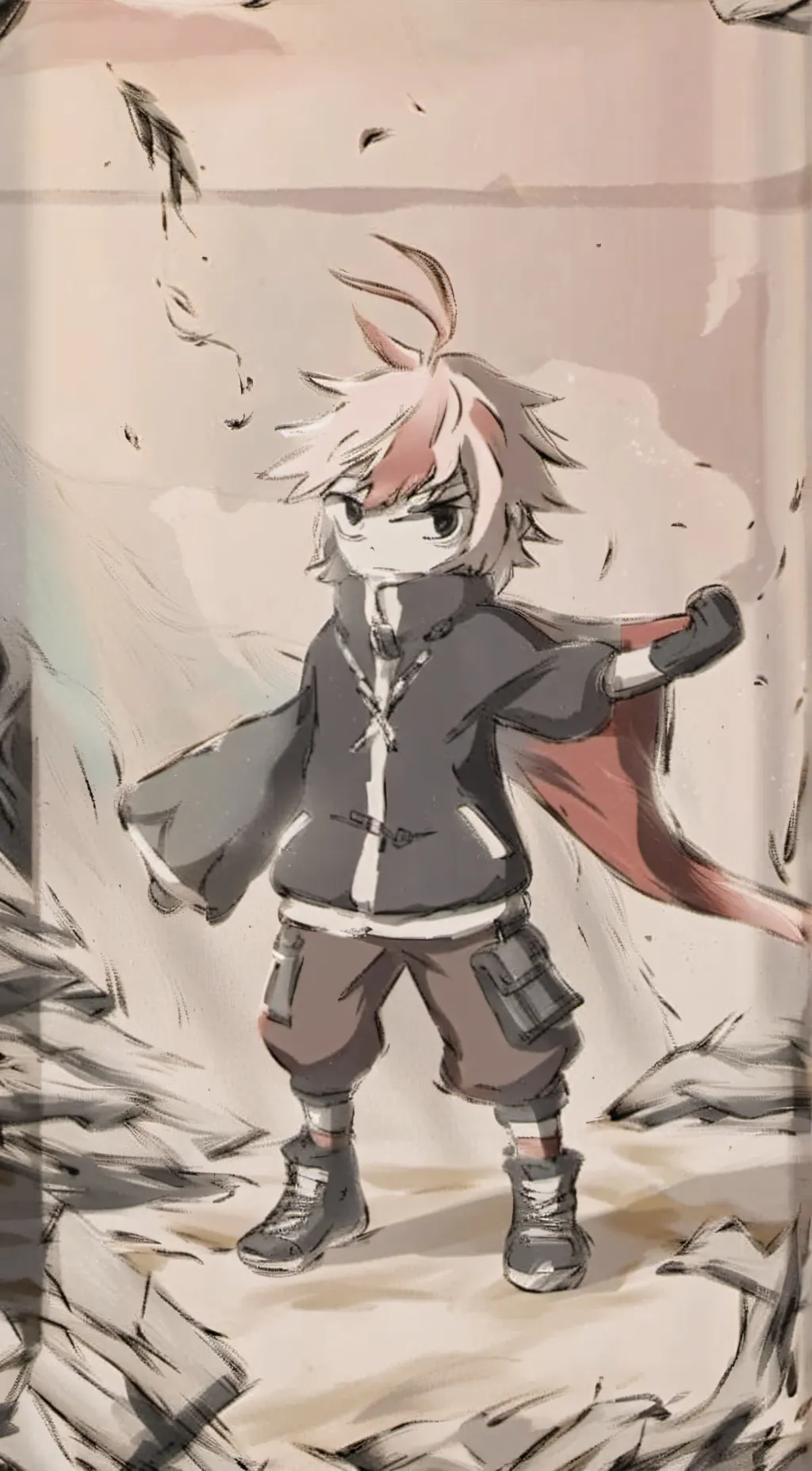 ai character: Lucas  background