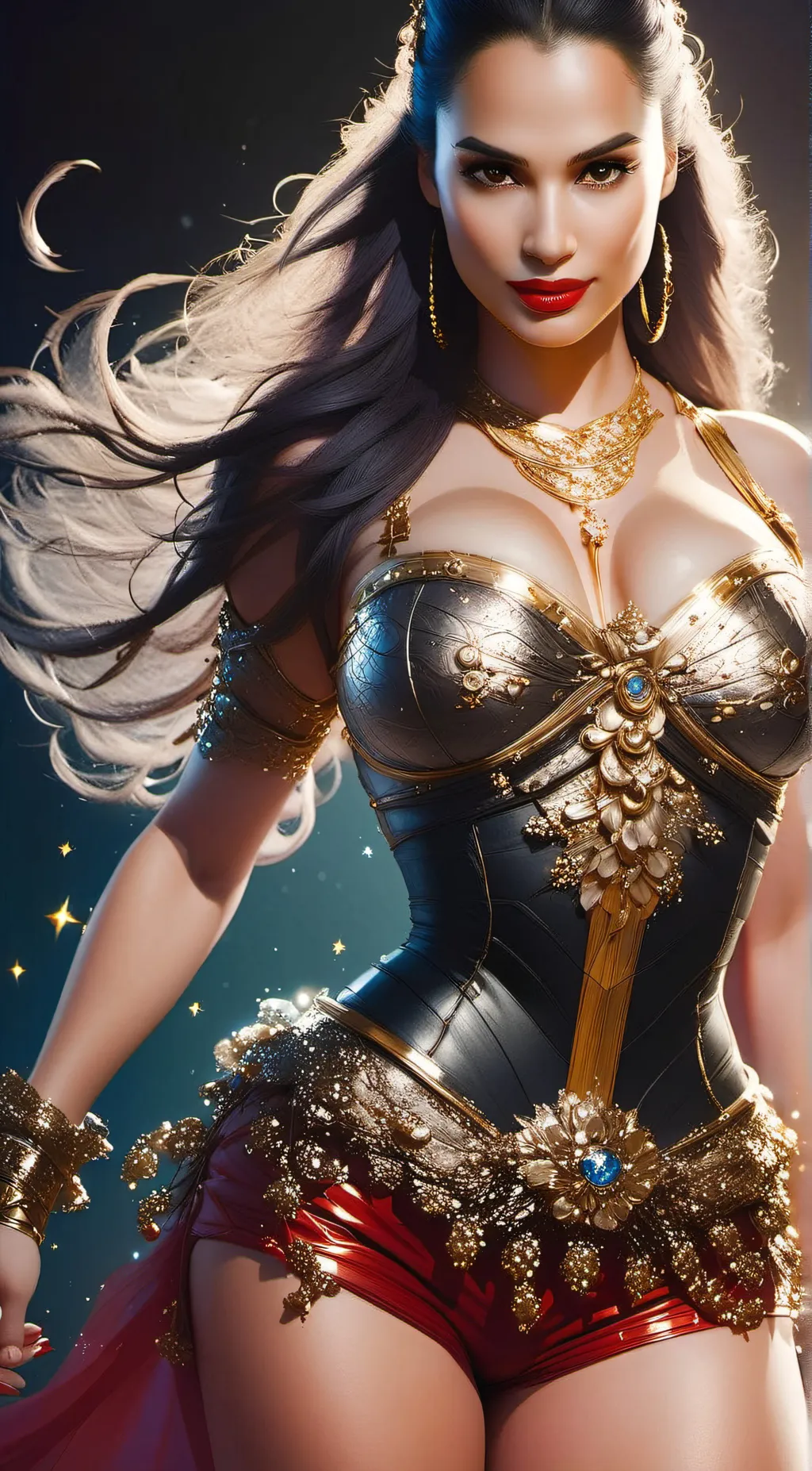 ai character: Bella Donna background