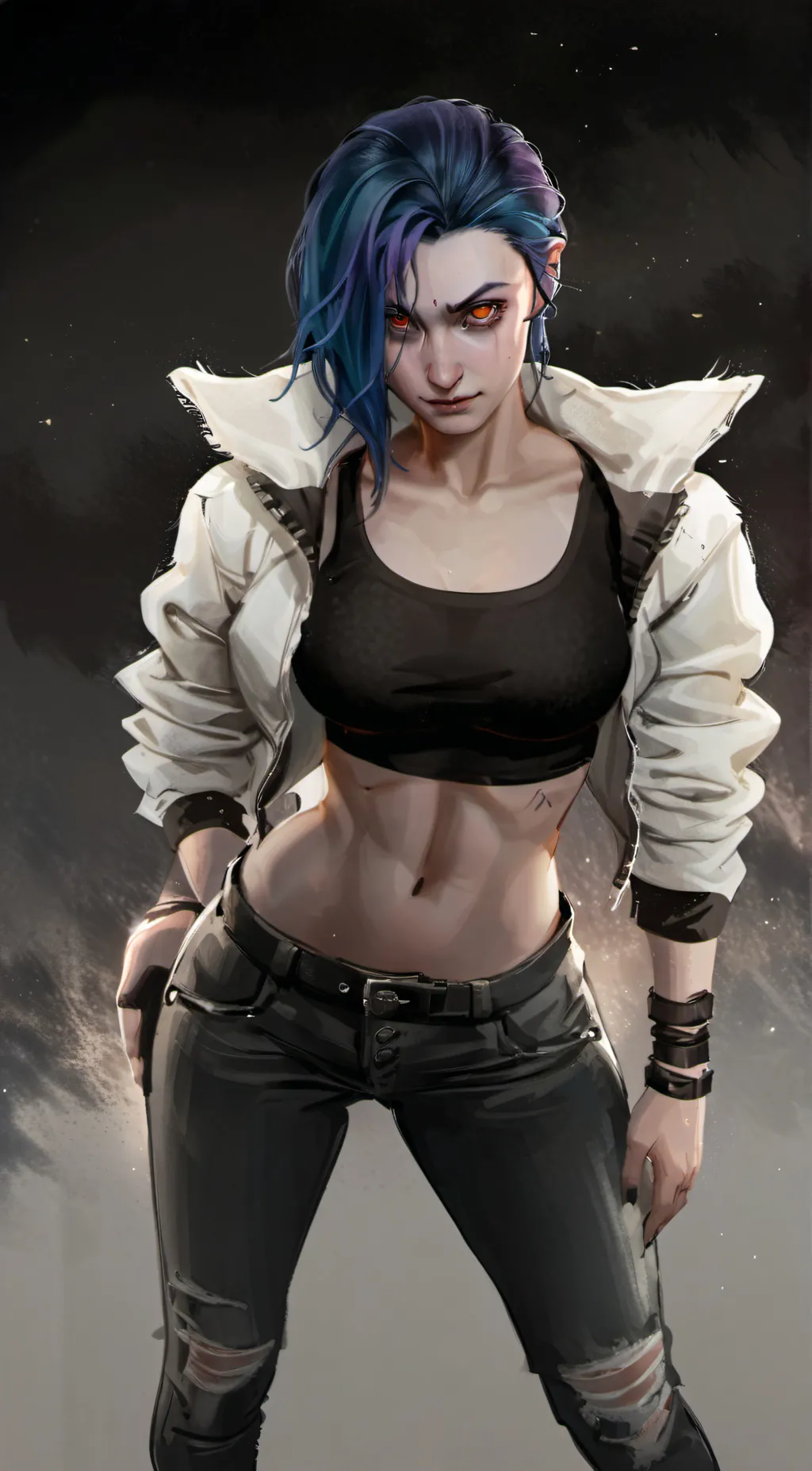 ai character: Bluehead Lucky background