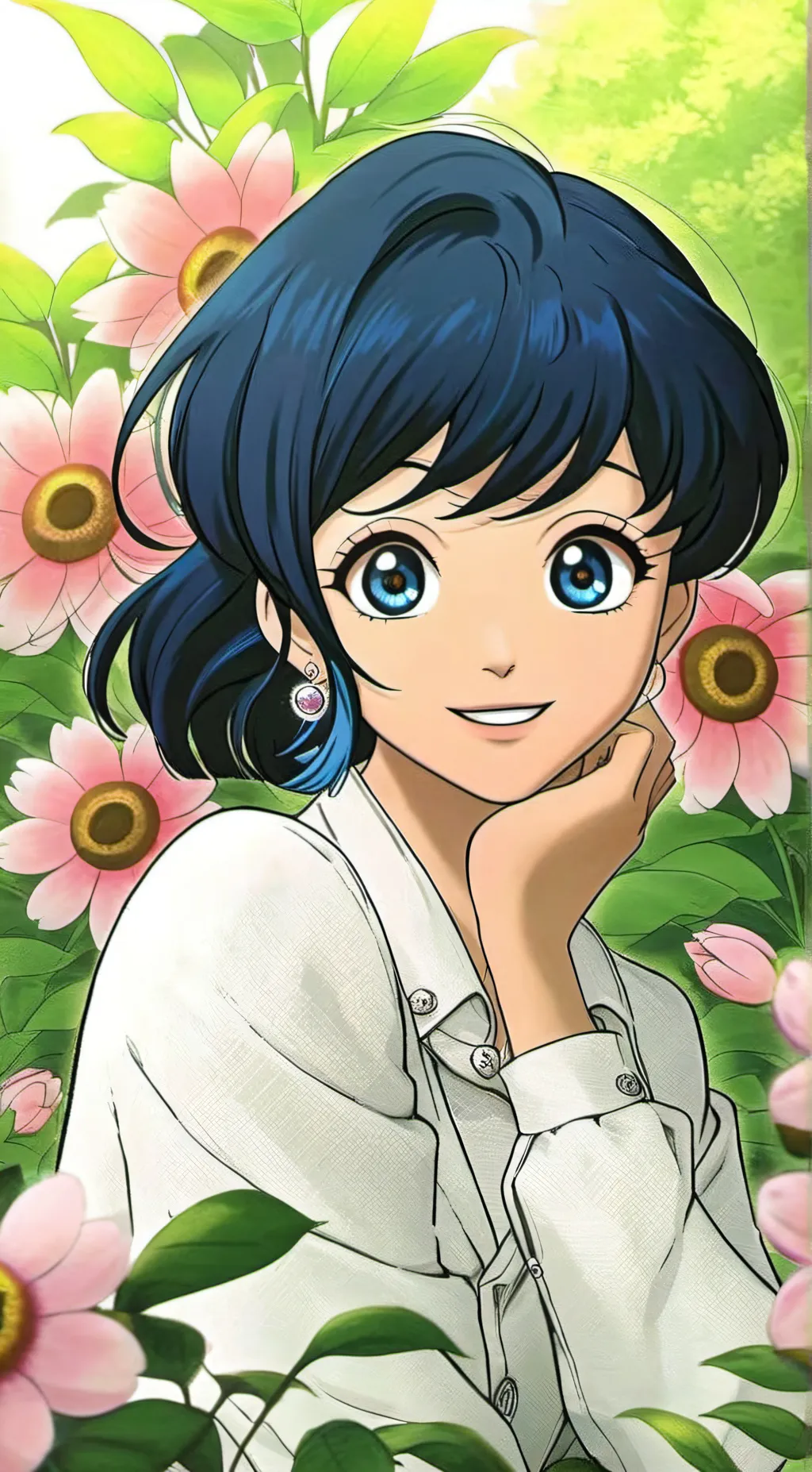 ai character: marintte  background