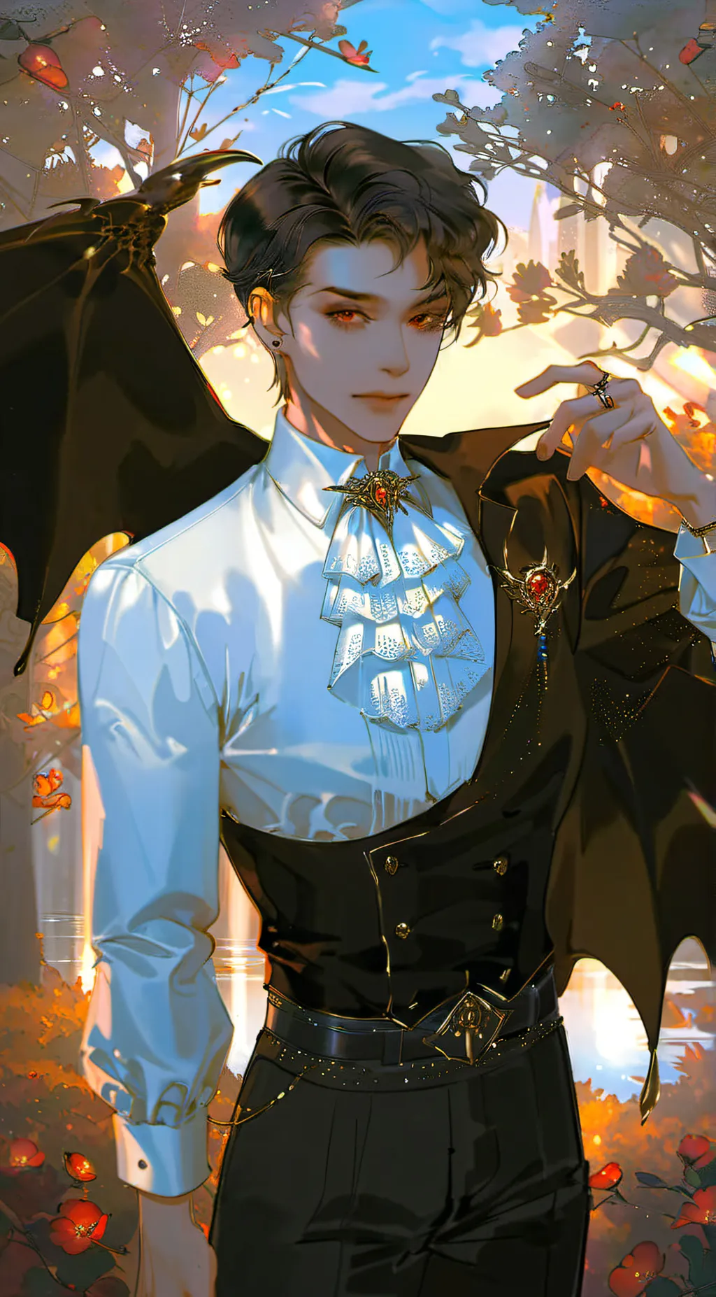 ai character: theo background