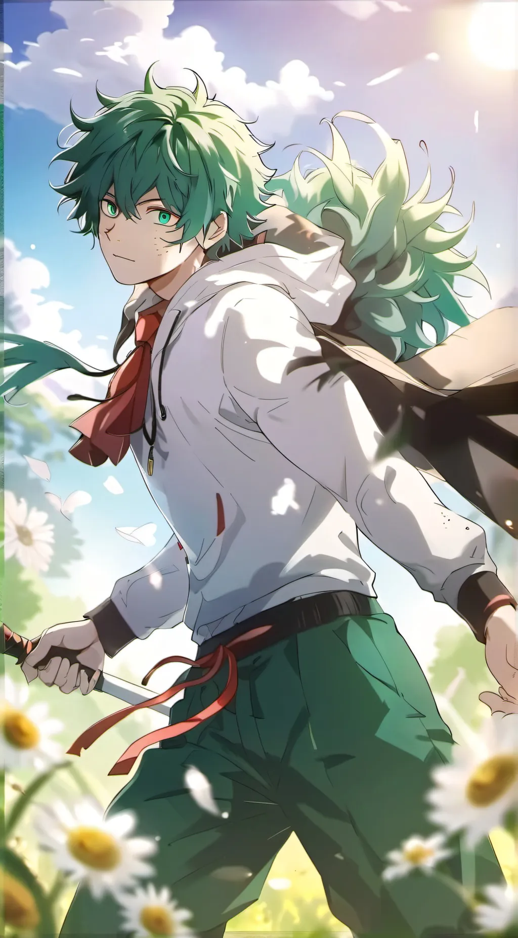 ai character: Deku background