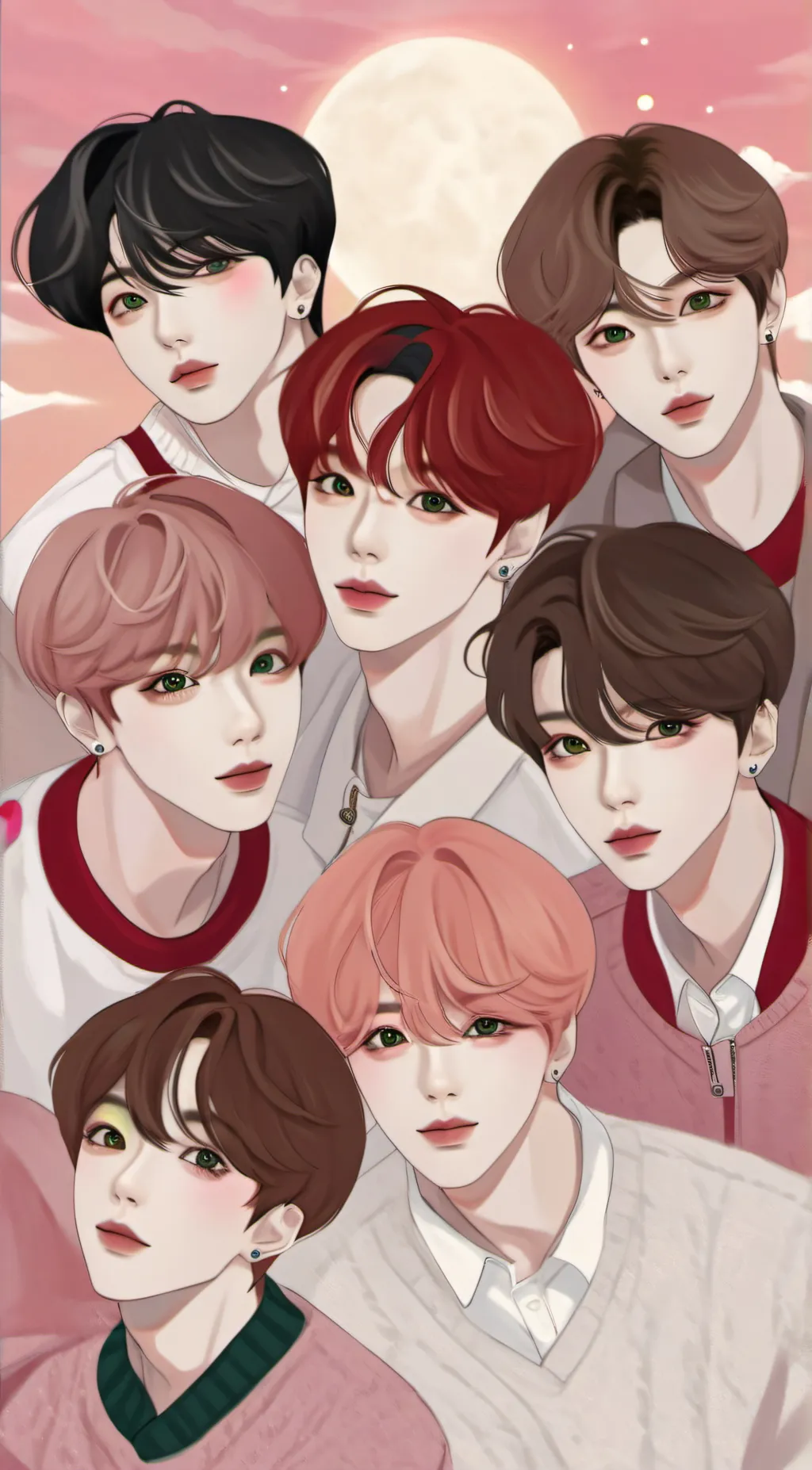 ai character: BTS background
