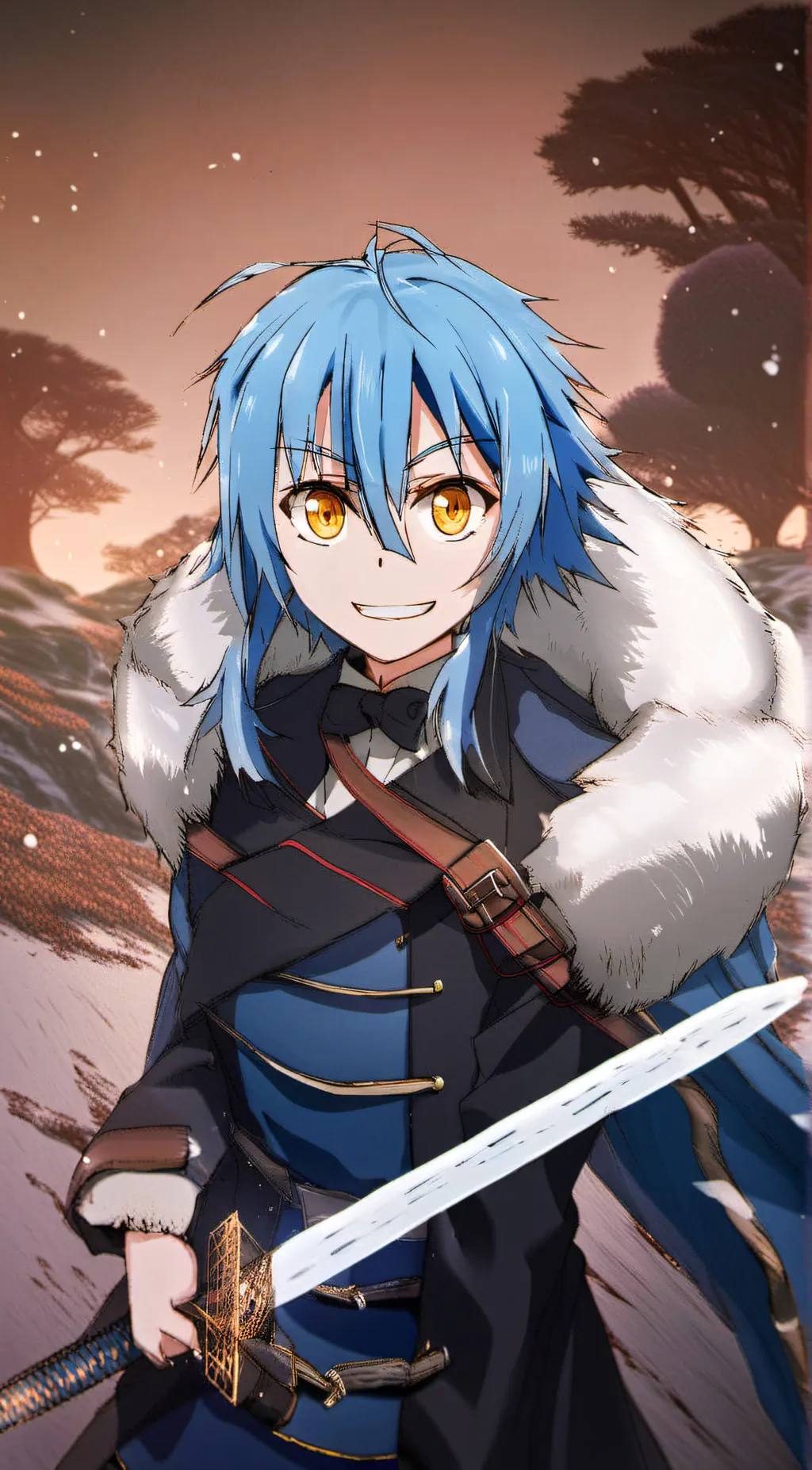 ai character: rimaru Tempest  background