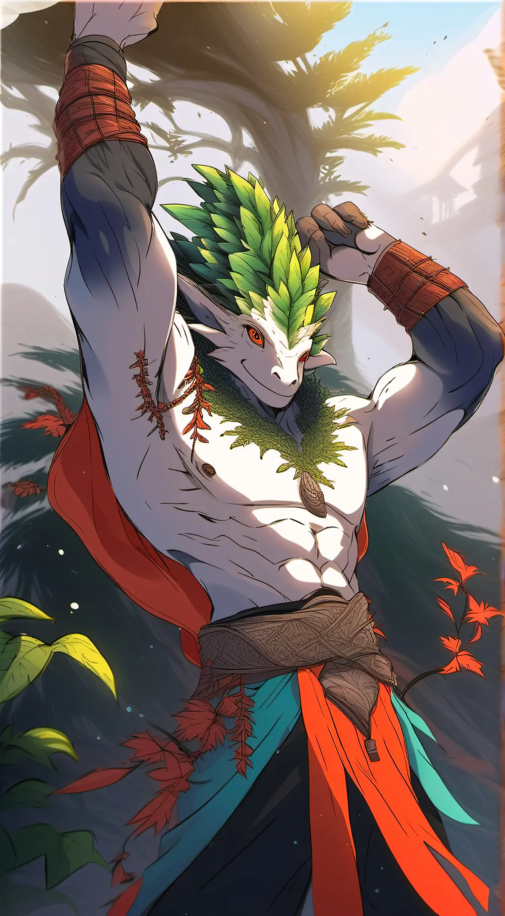 ai character: Witch doctor  background