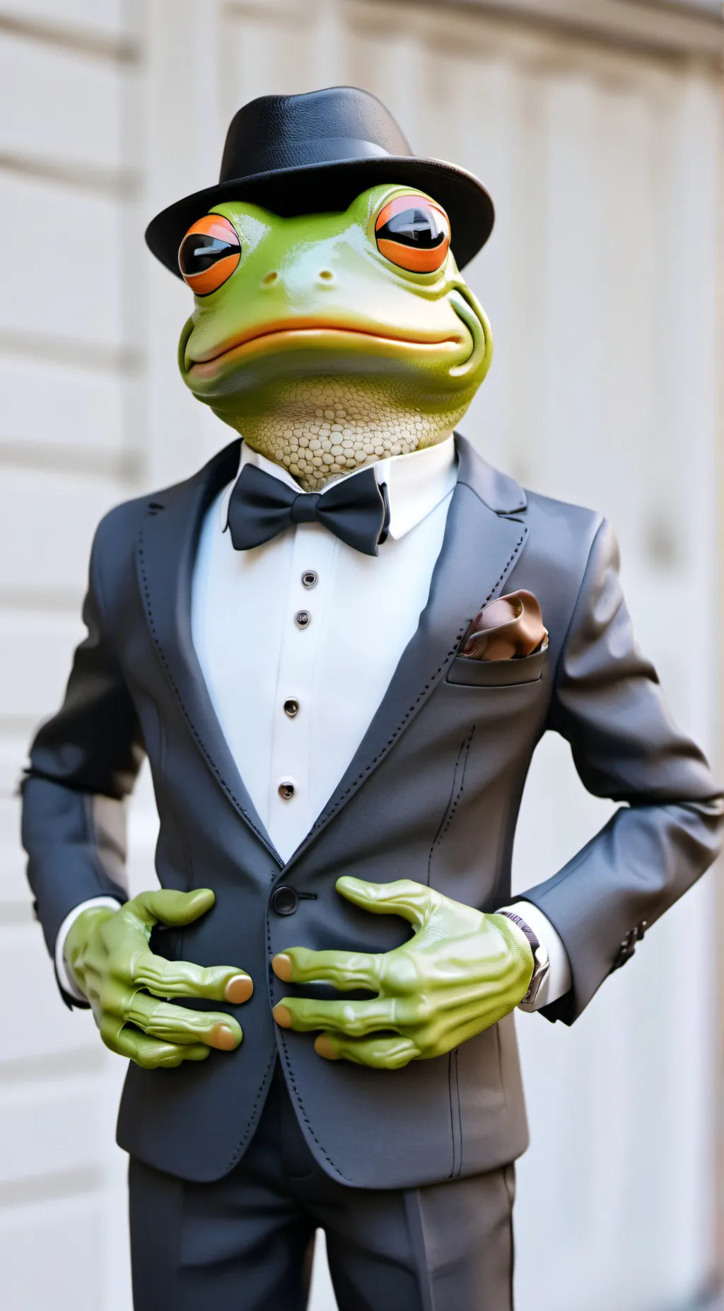 ai character: mr frogy background