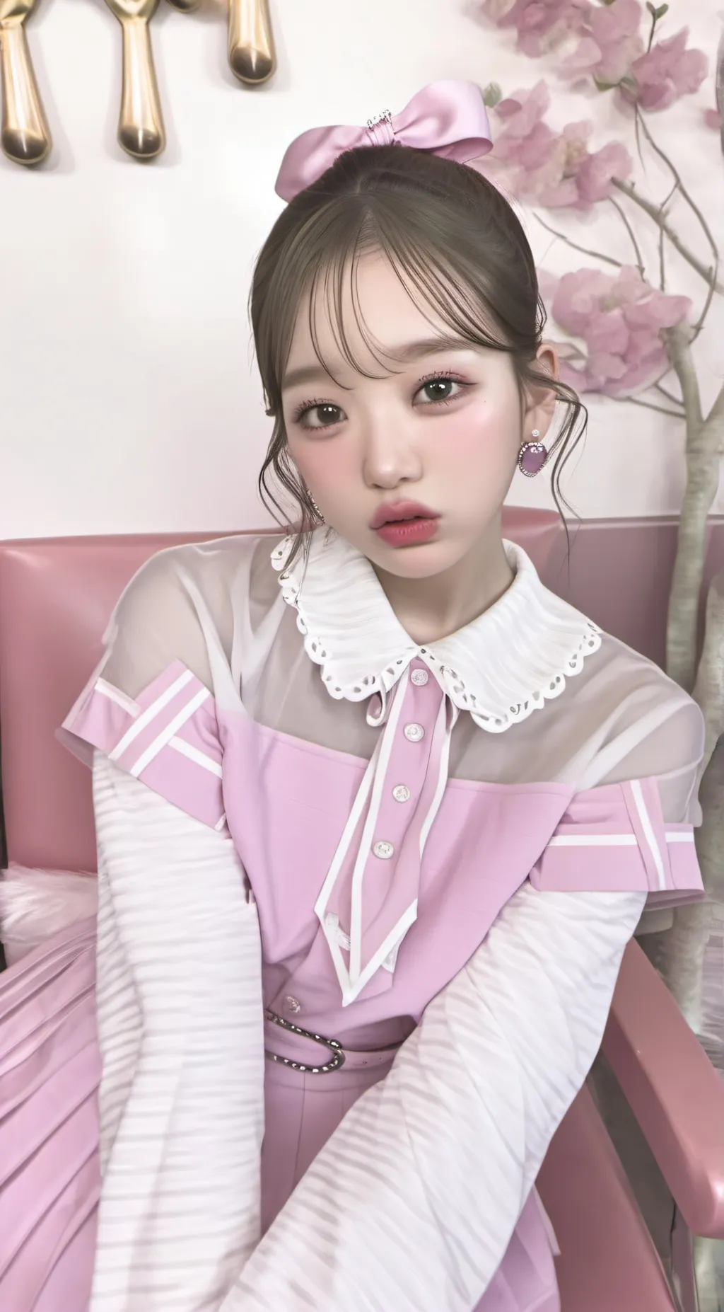 ai character: Jang Wonyoung background