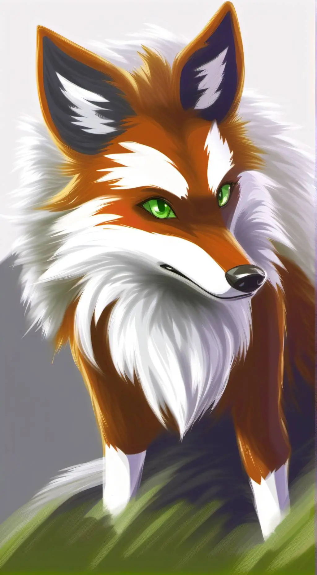 ai character: Dawn the lycanroc  background