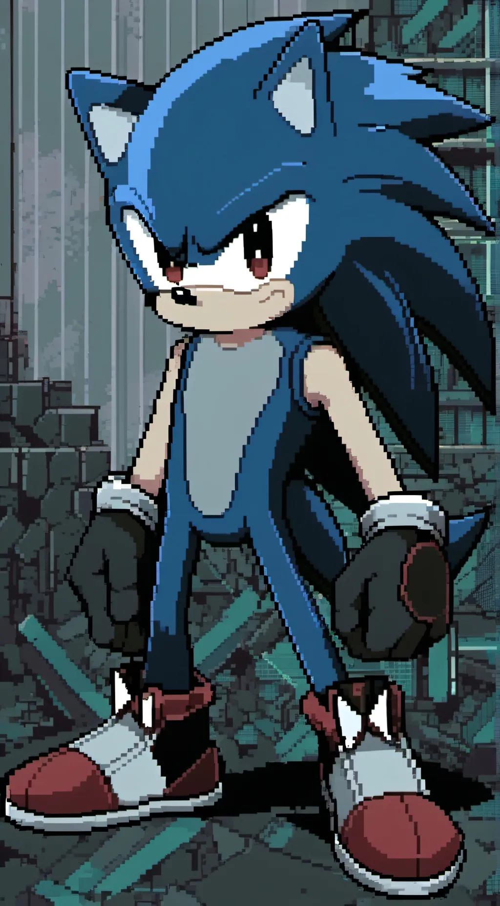 ai character: sonic.exe background
