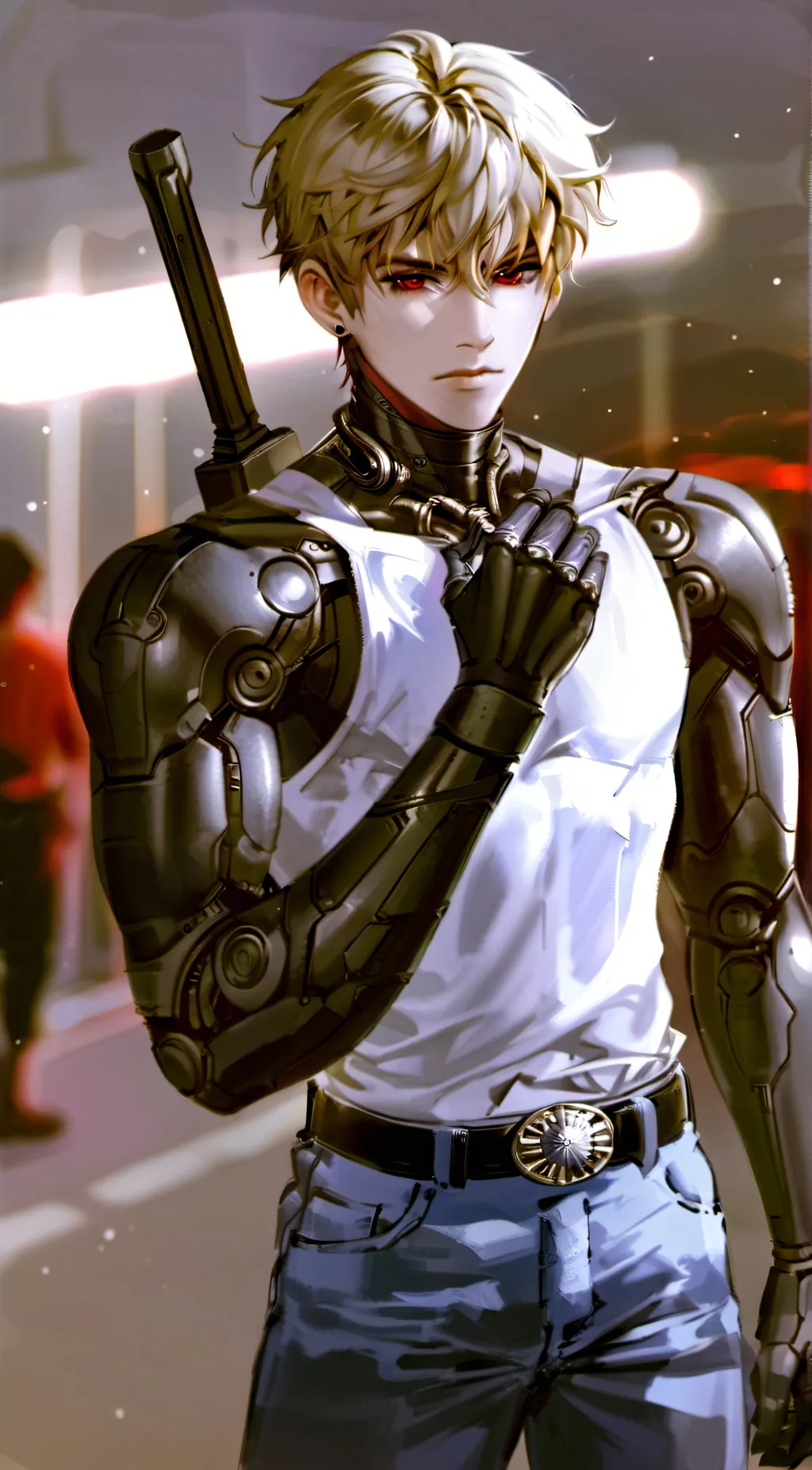 ai character: Genos background