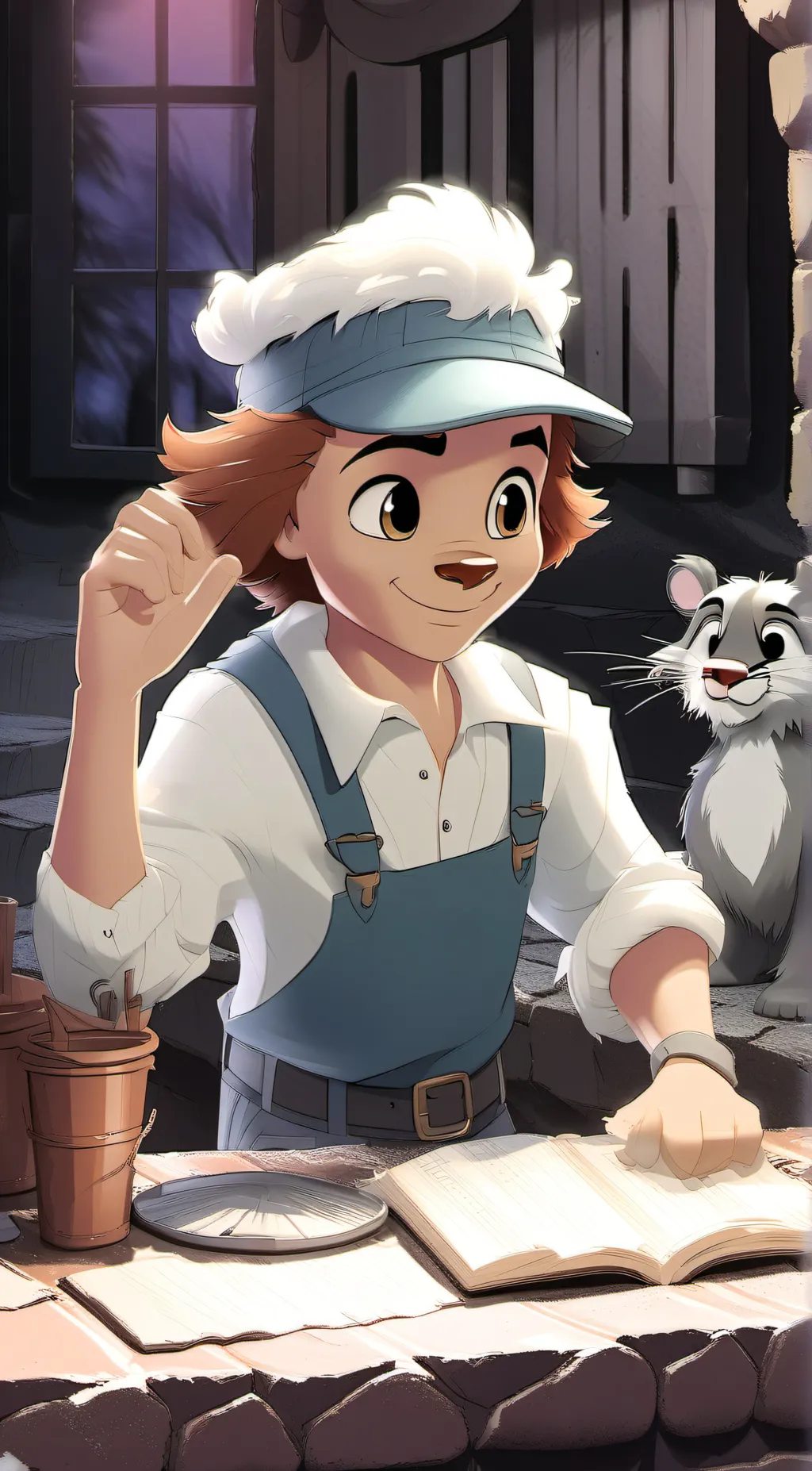 ai character: my name is Oliver  background