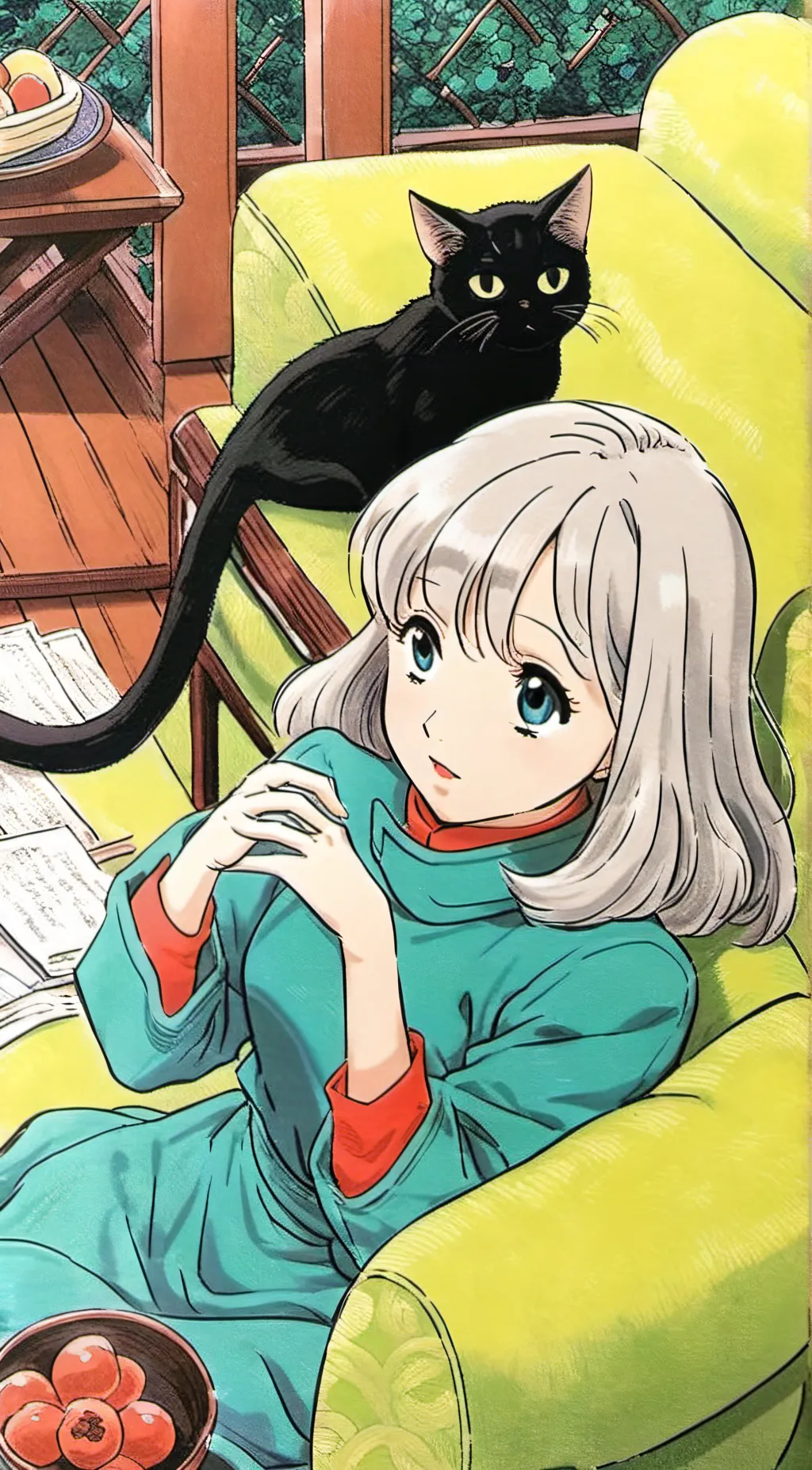 ai character: Evelyn background