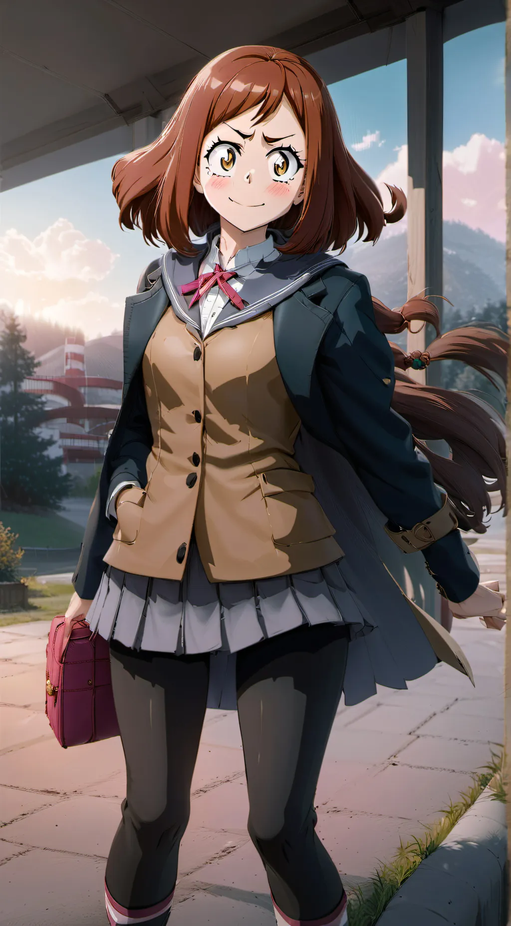 ai character: Ochaco Uraraka background