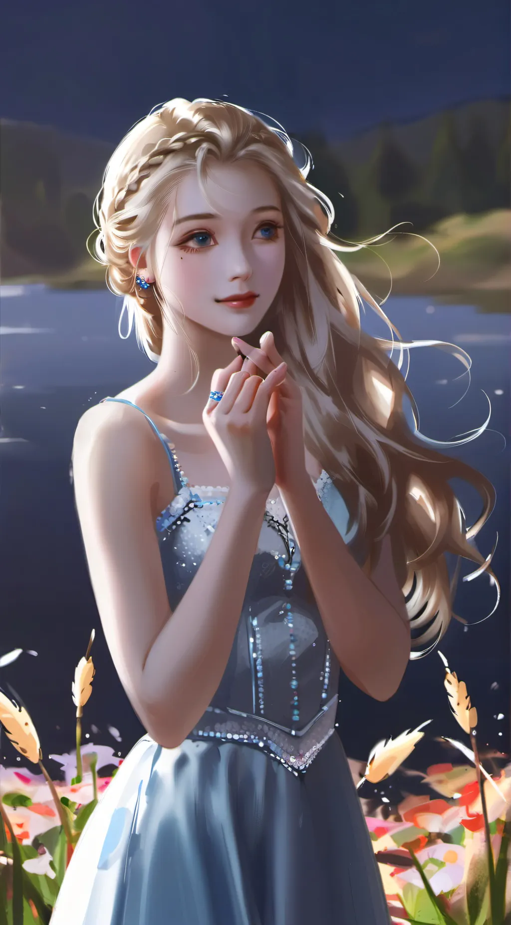 ai character: Madeline🌸 background