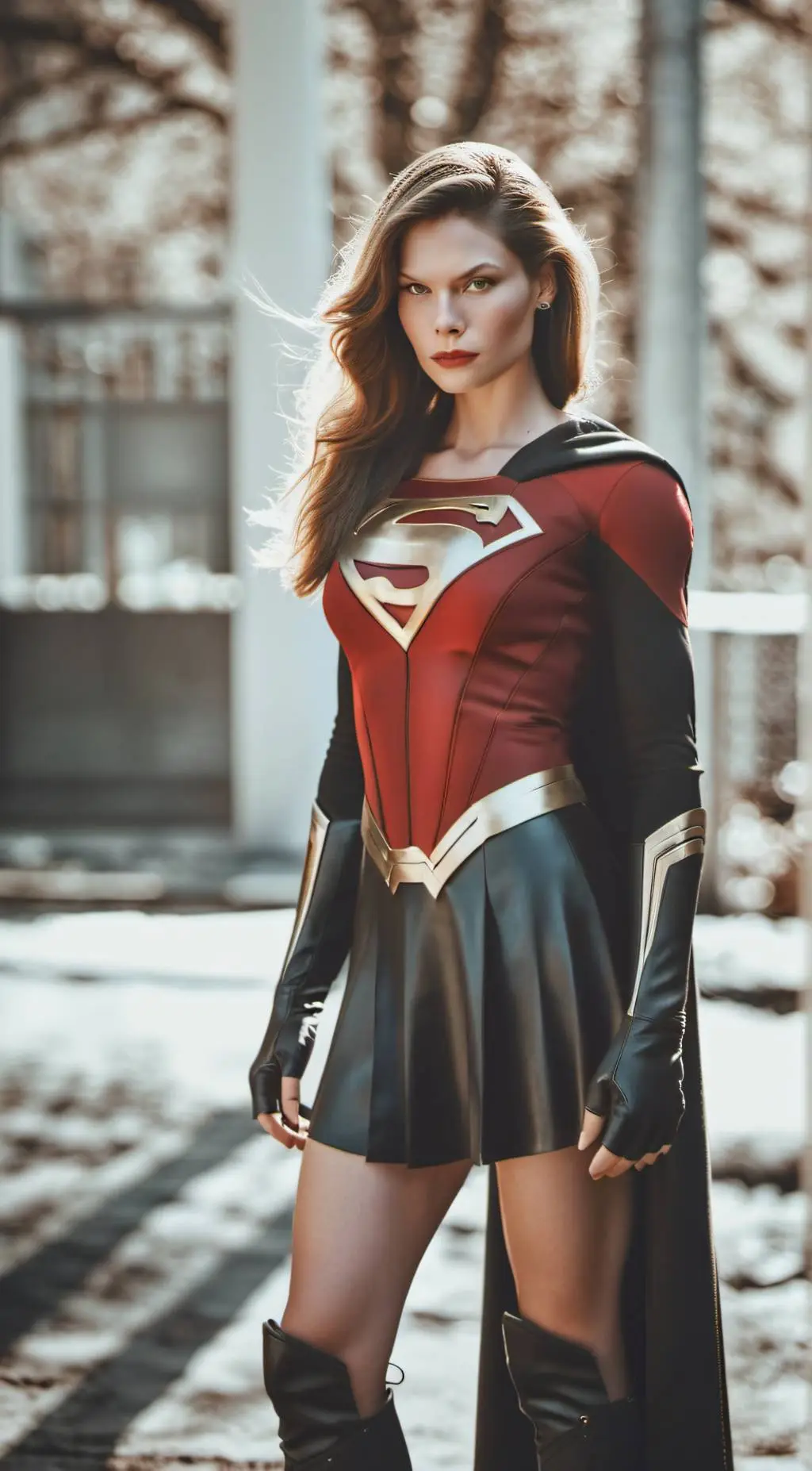 ai character: Supergirl: Earth-4 background