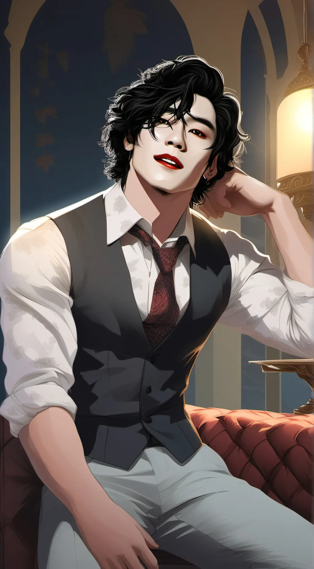ai character: Leo~ background