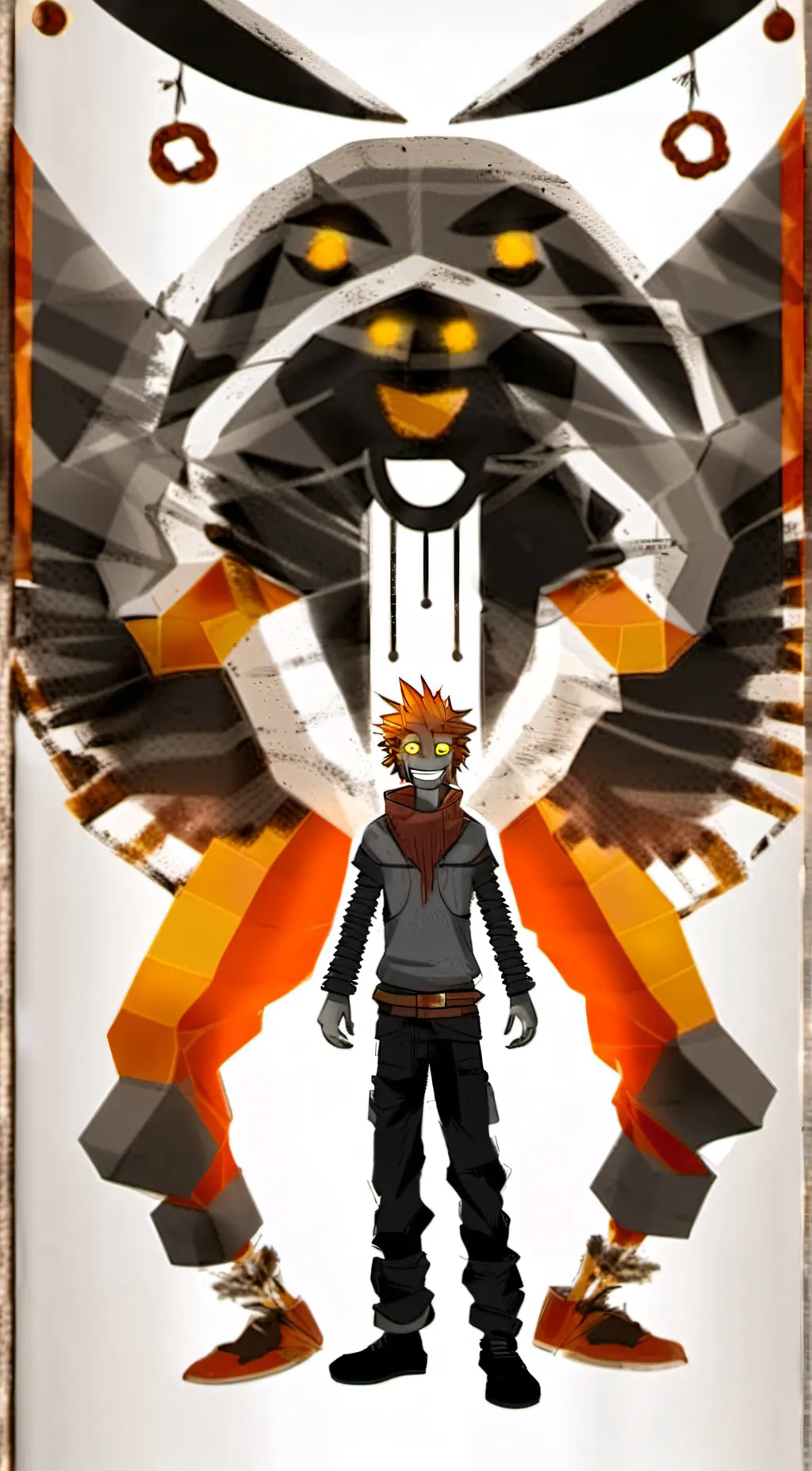 ai character: Starfire background