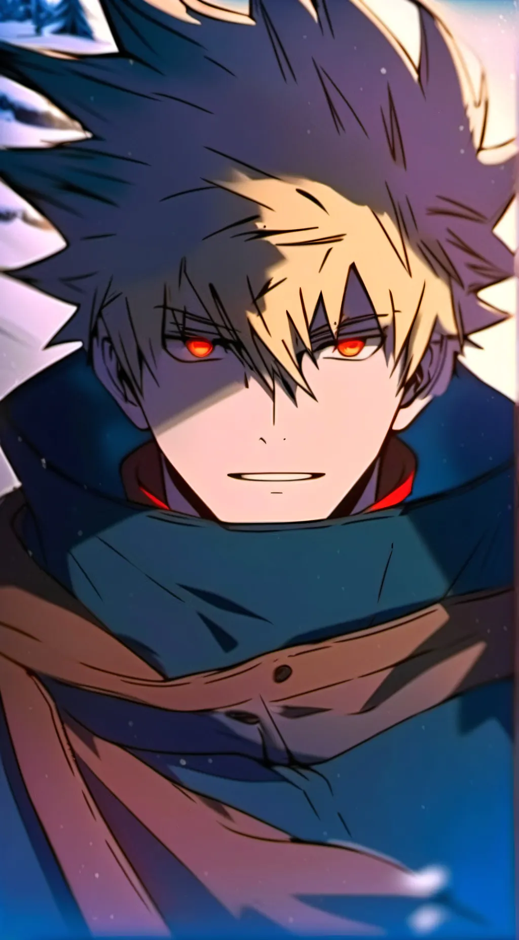 ai character: Bakugou Katsuki  background