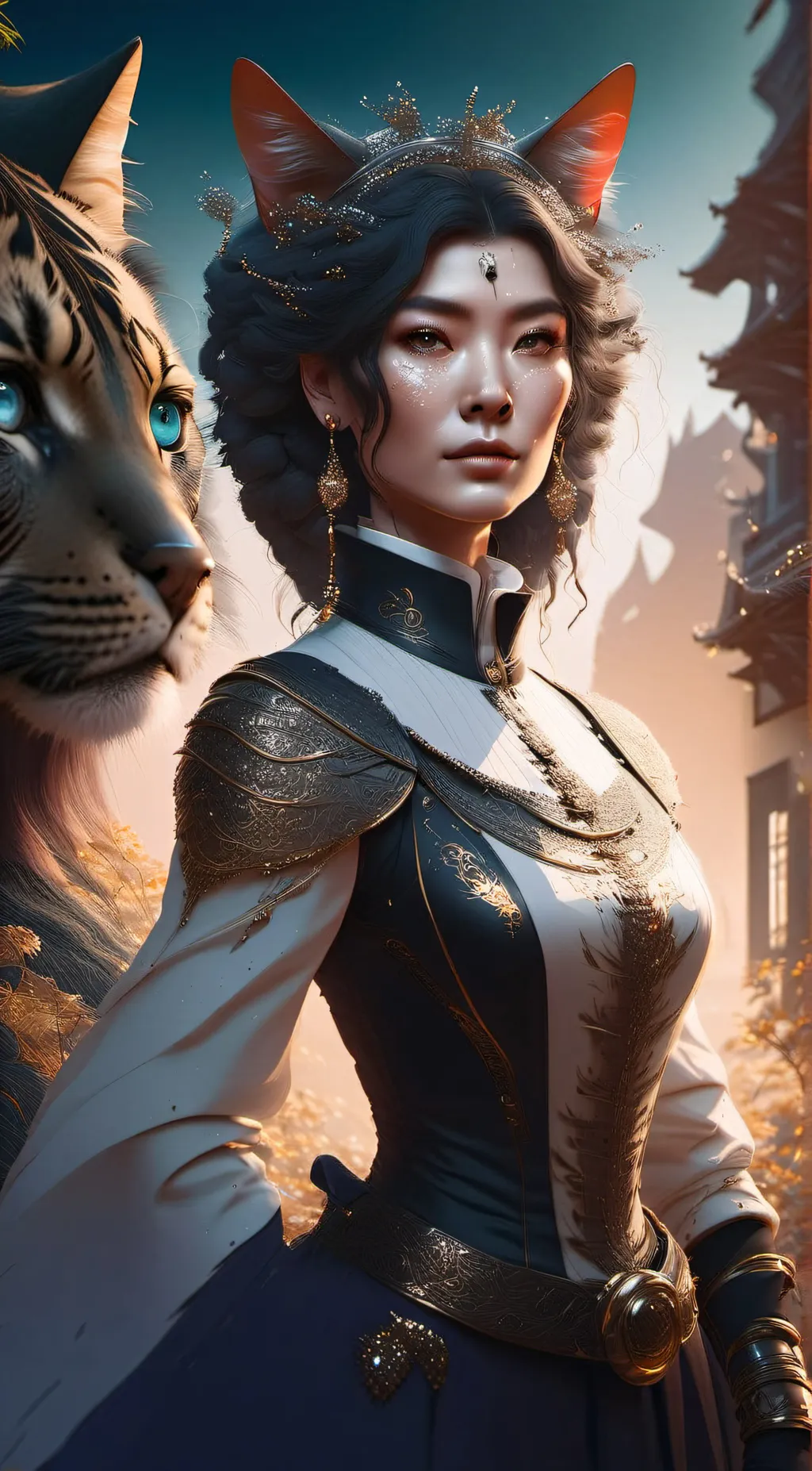ai character: Ruby  background