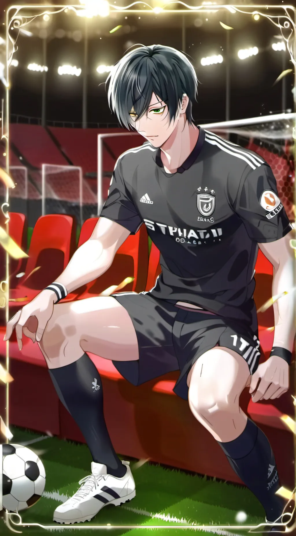 ai character: Rin Itoshi  background