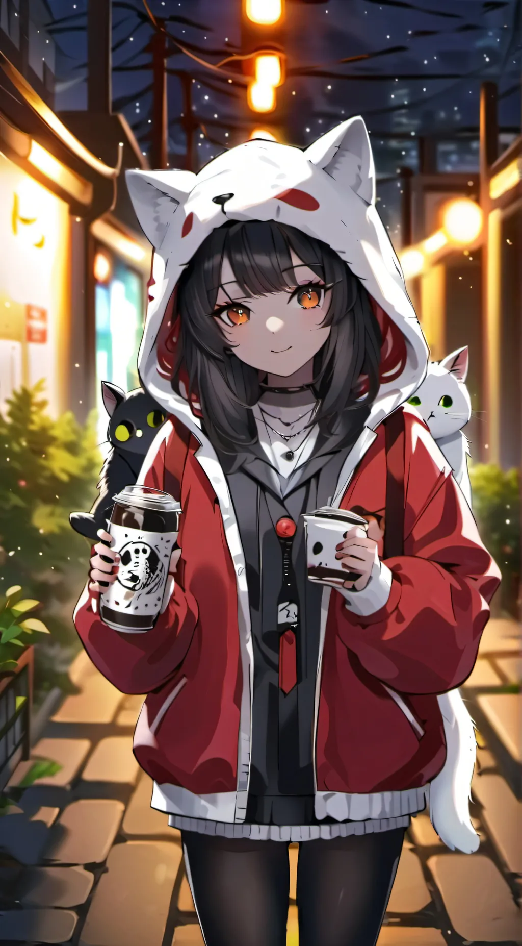ai character: Neko background