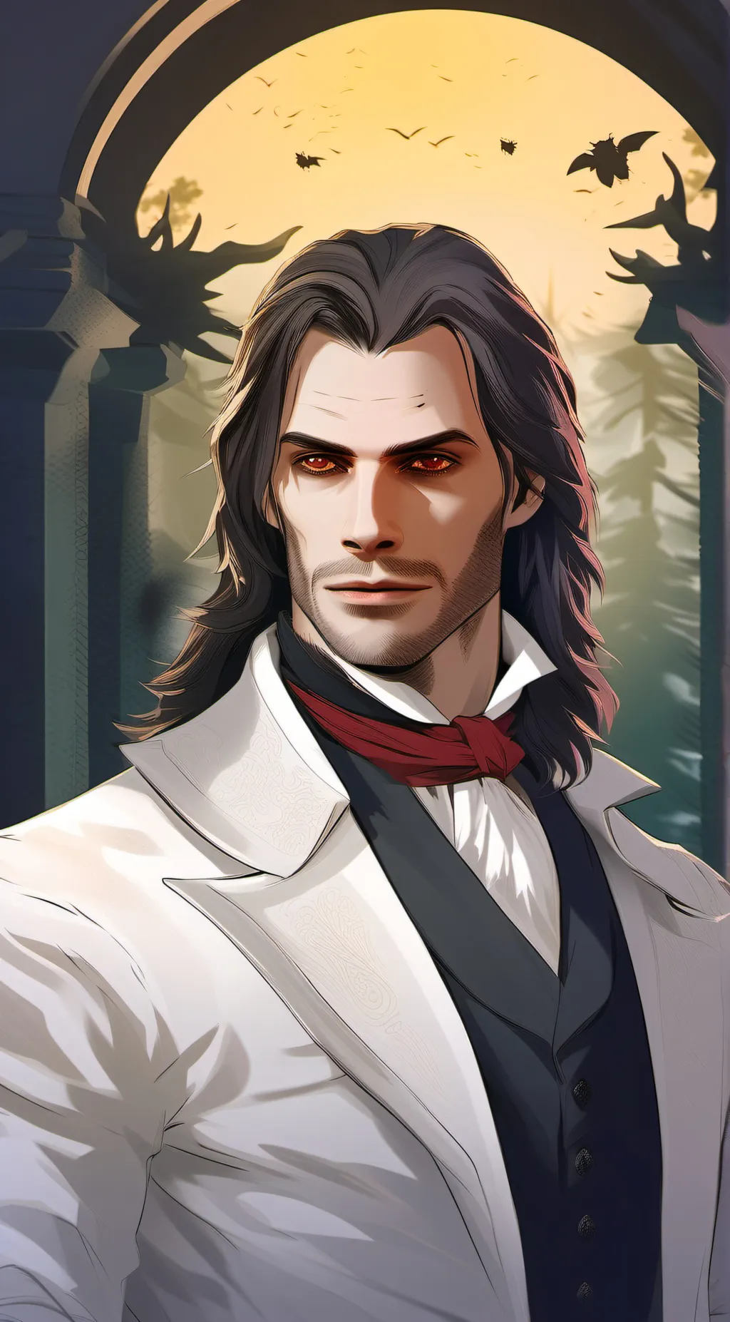 ai character: Michael Corvin  background