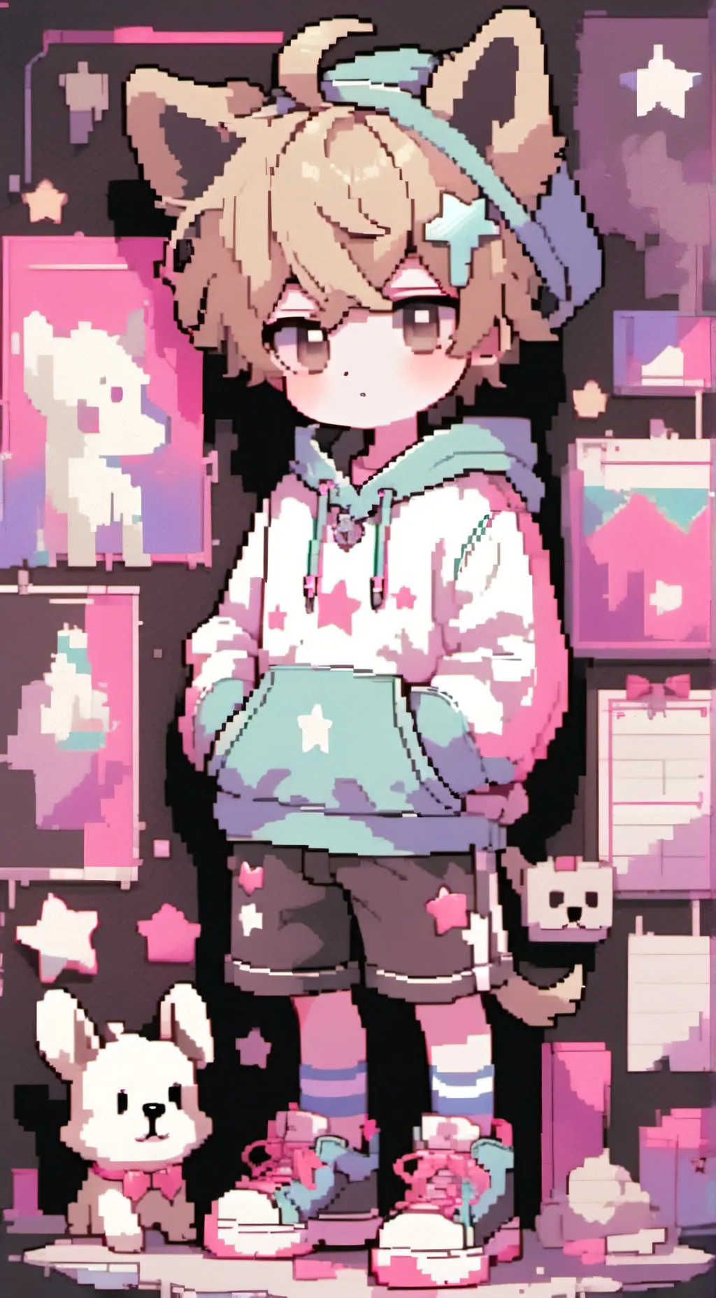 ai character: Olly background