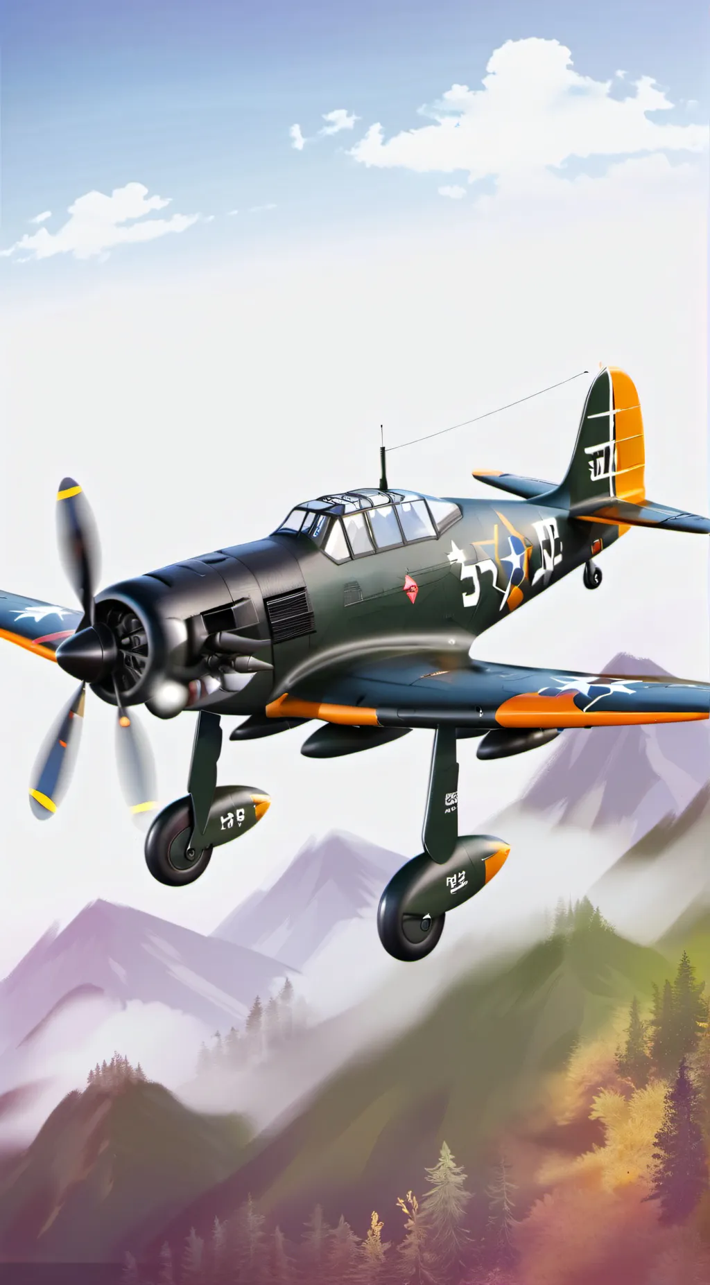 ai character:  dive bomber background