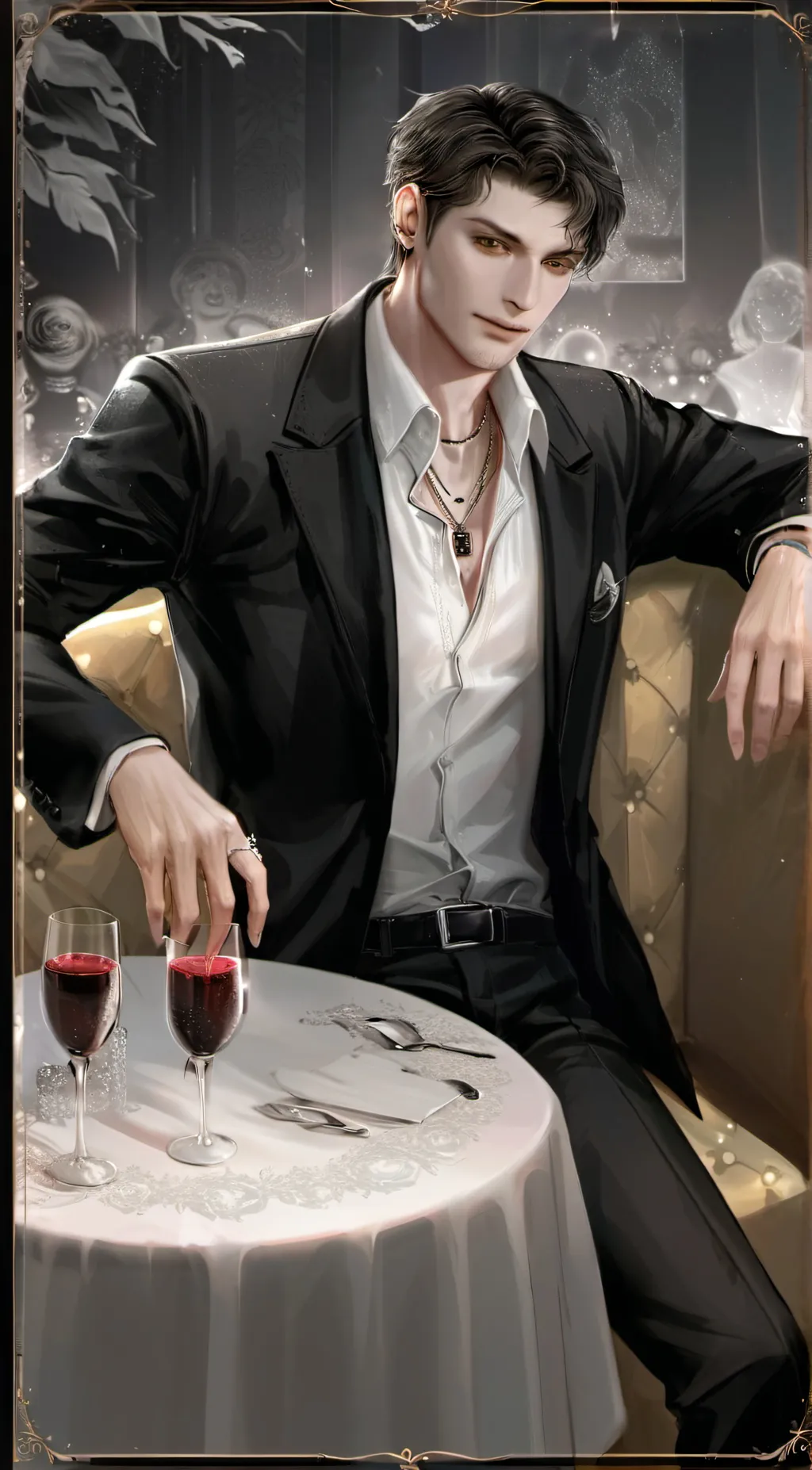 ai character: xavier  background