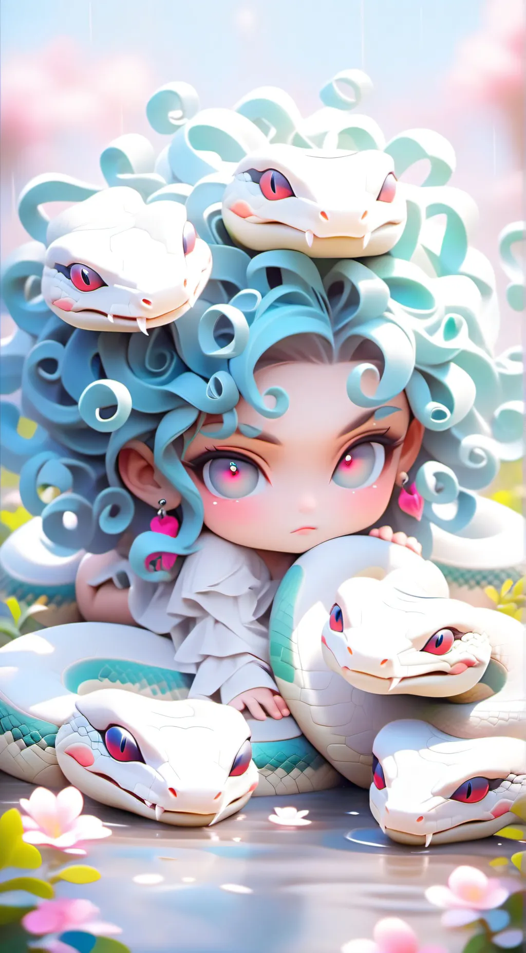 ai character: Medusa background