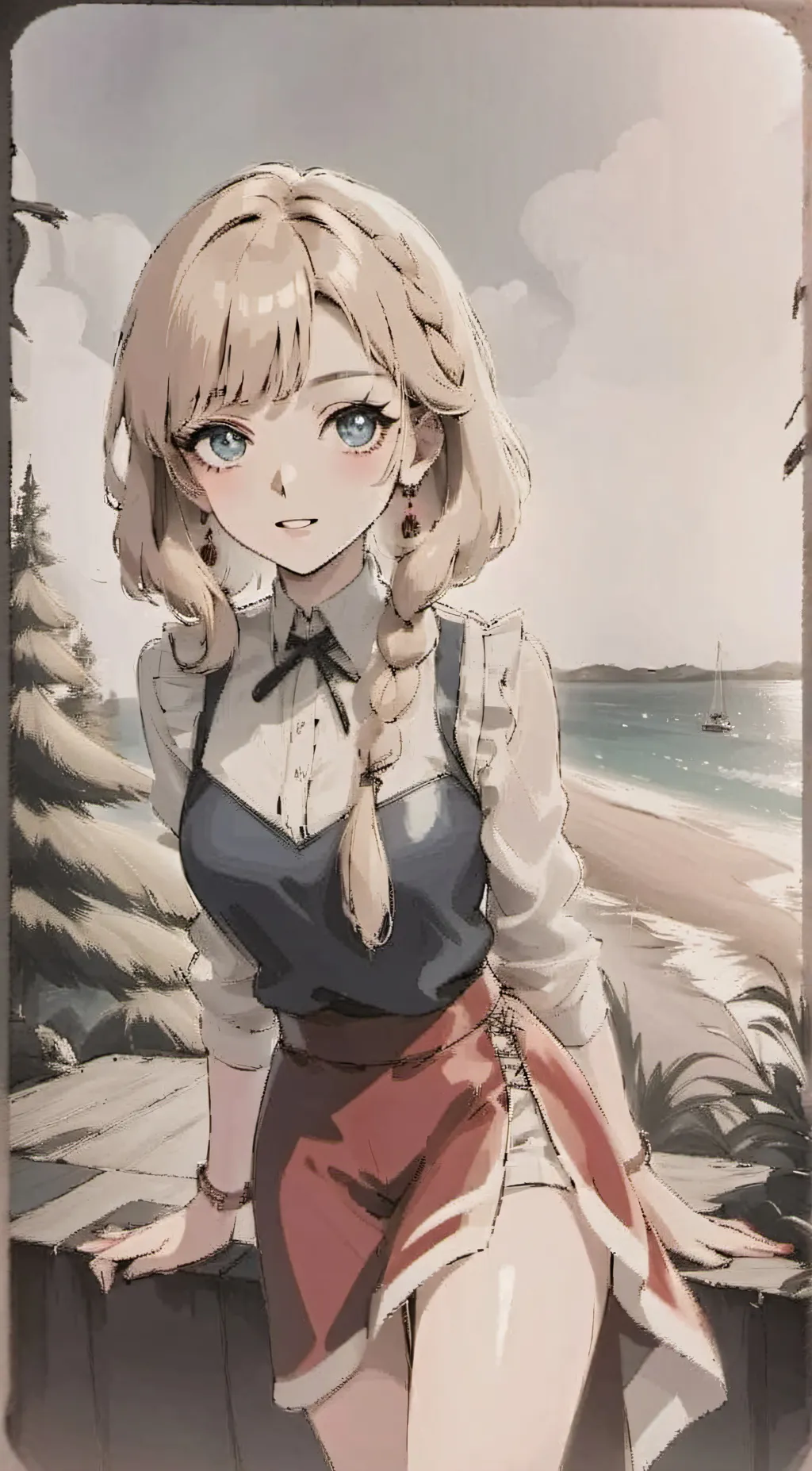 ai character: Ally  background