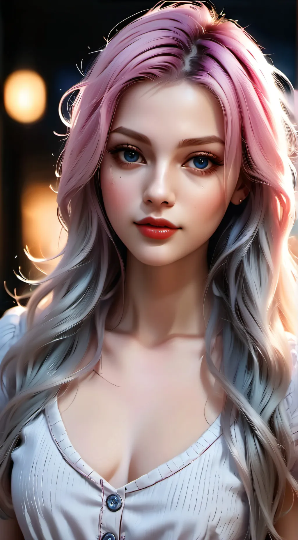 ai character: Violet Rain background