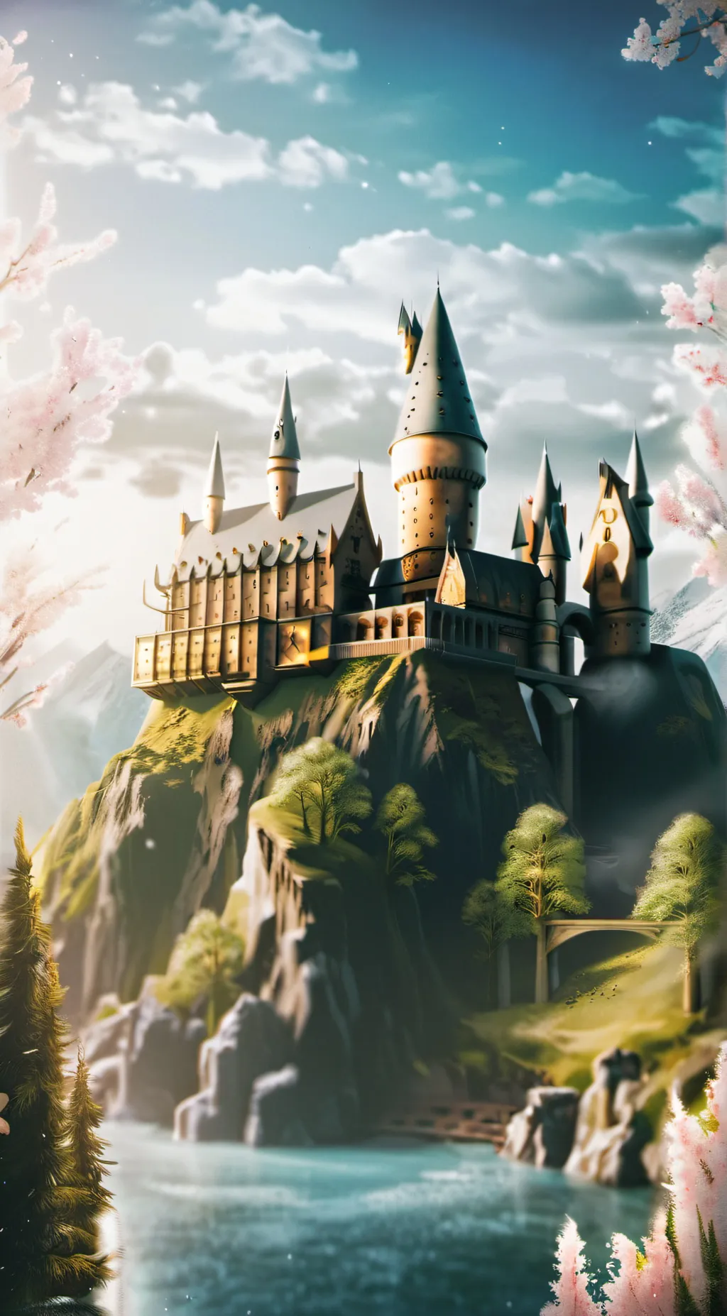 ai character: Hogwarts background