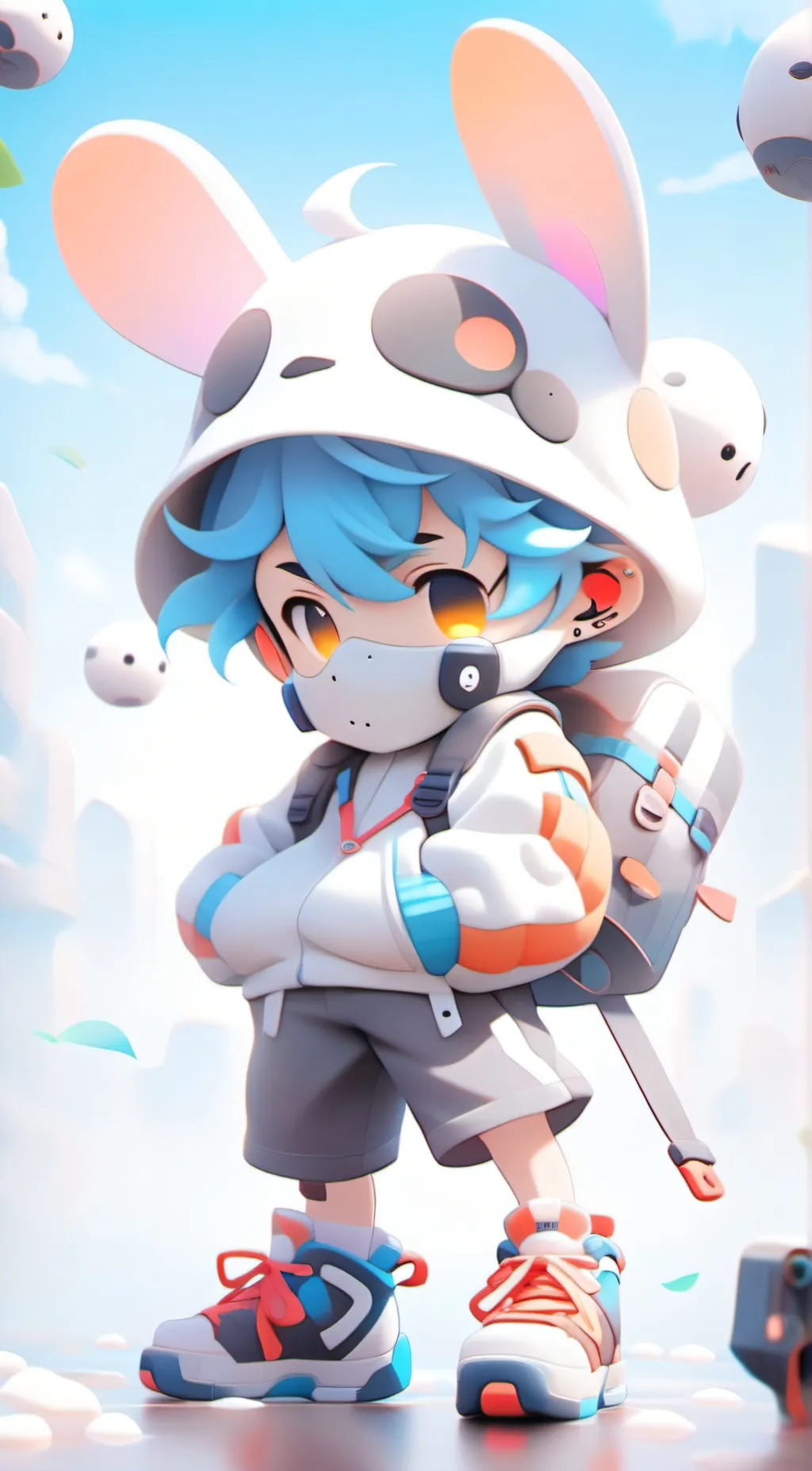 ai character: Sonic background
