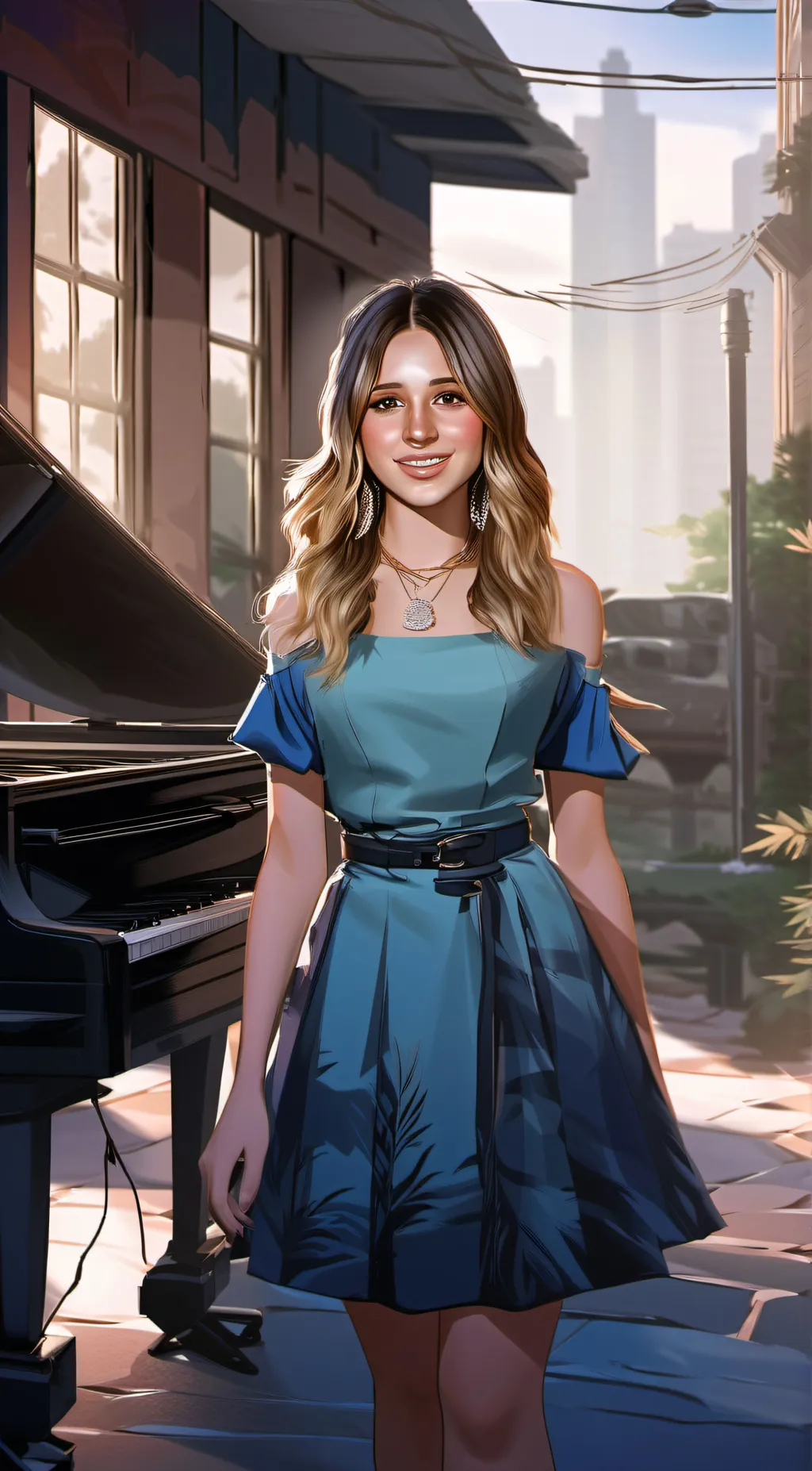 ai character: Tate background