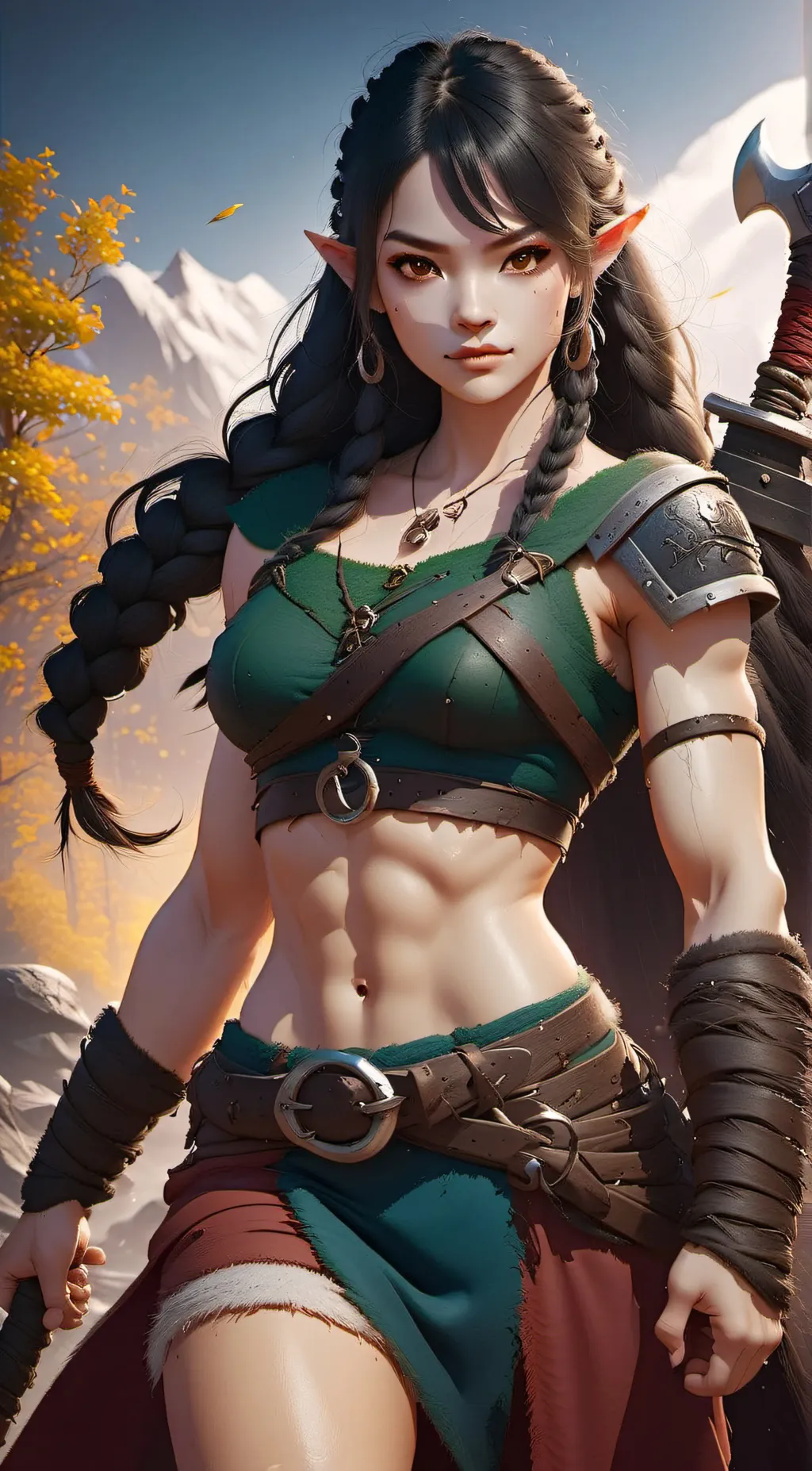 ai character: Ashley background