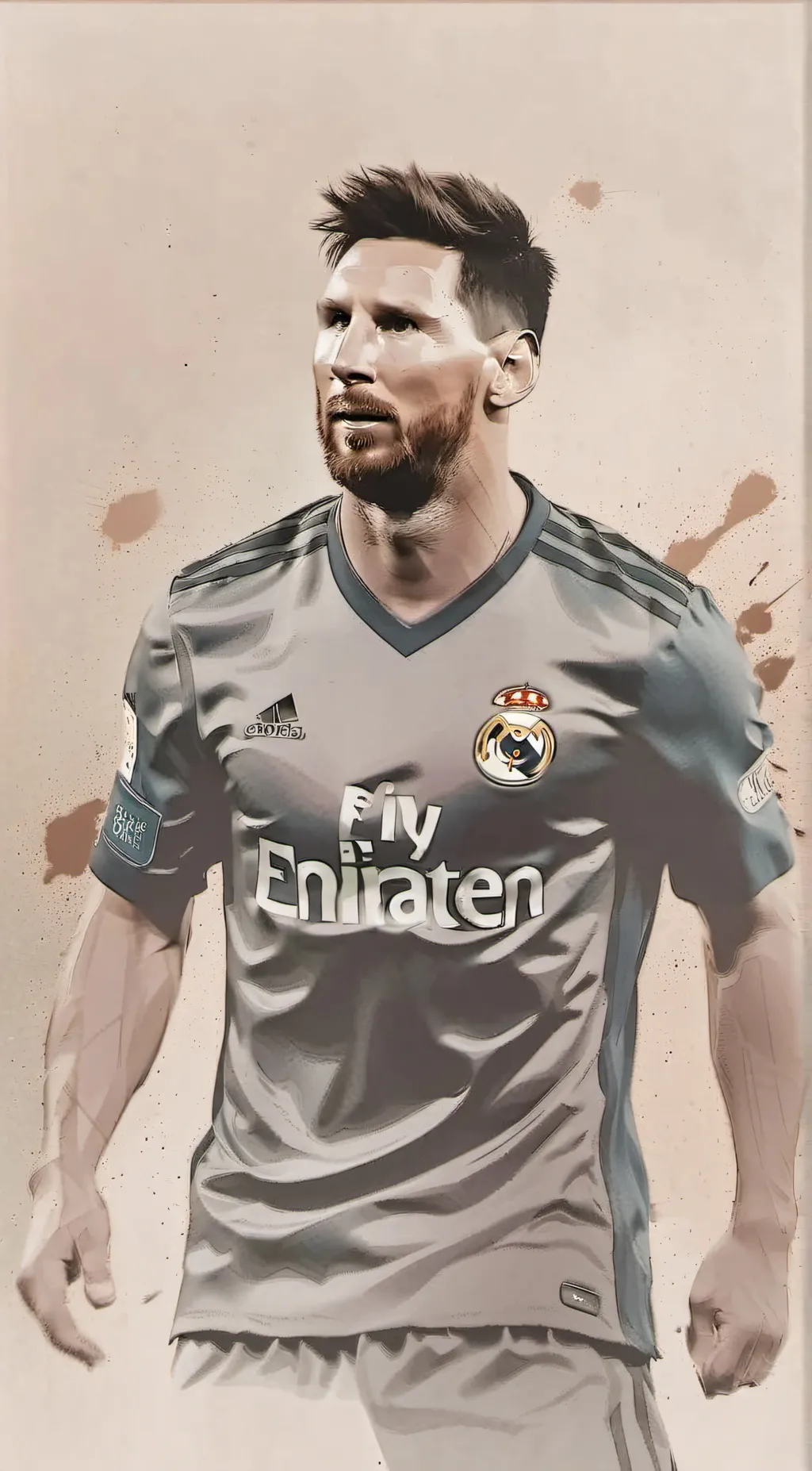 ai character: Messi  background