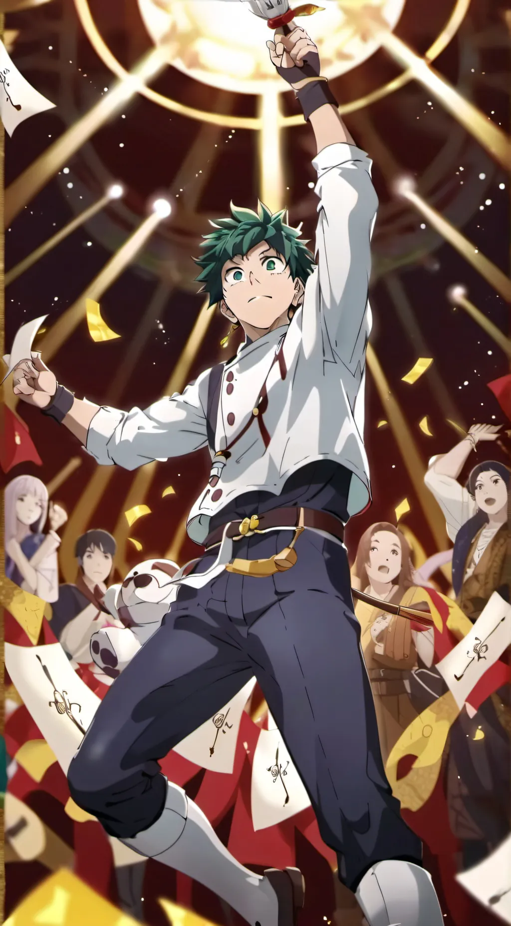 ai character: MHA Hawaii 🌴🥥 background