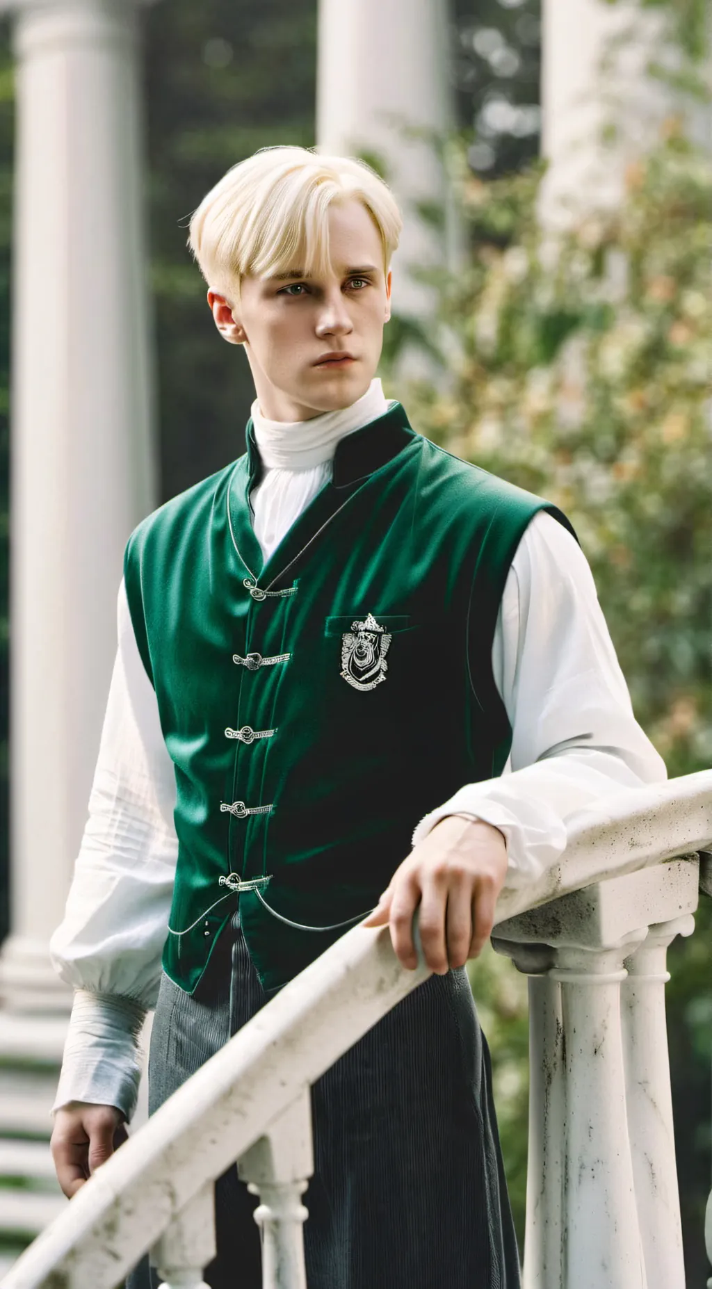 ai character: Draco Malfoy  background