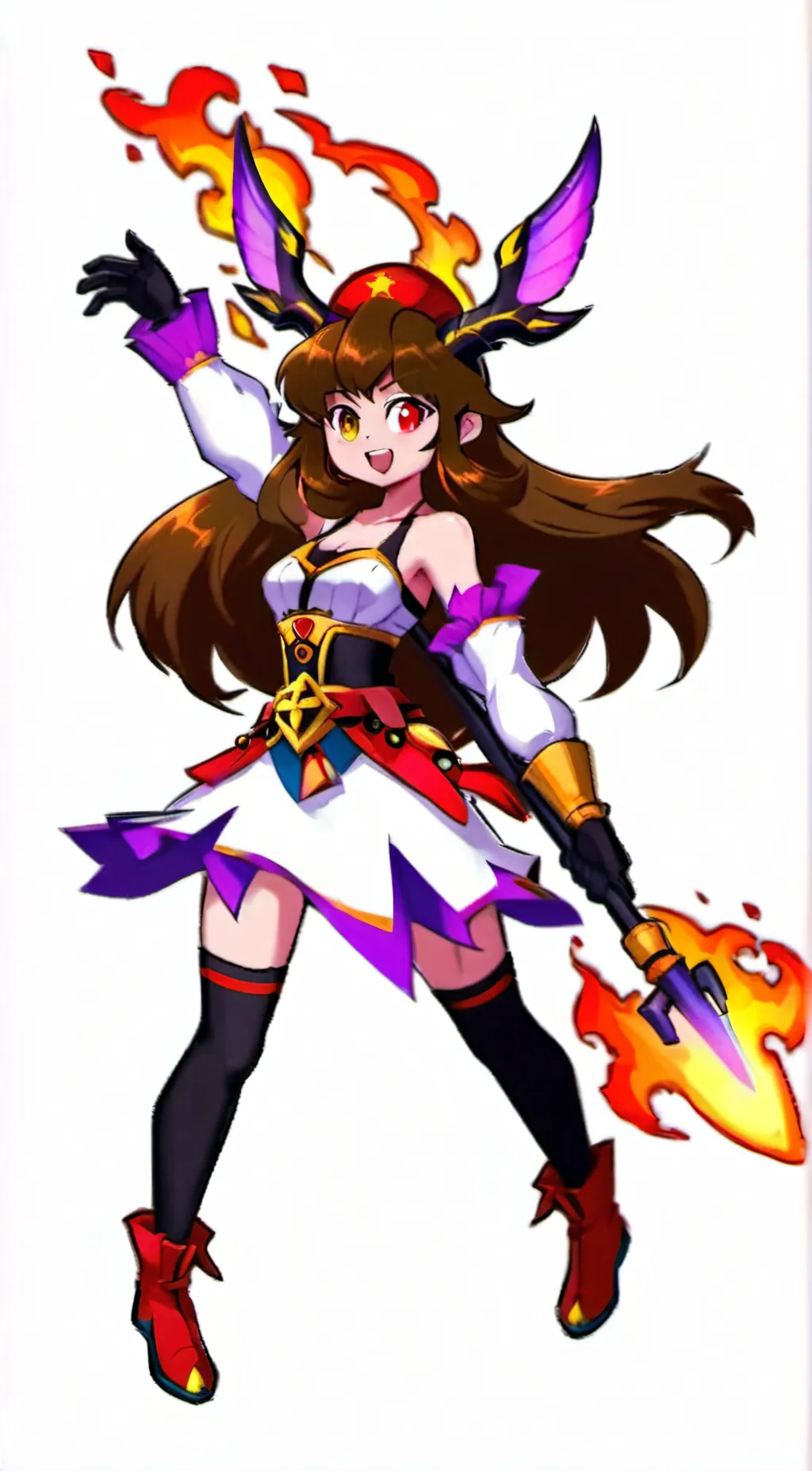 ai character: Gf Fnf background