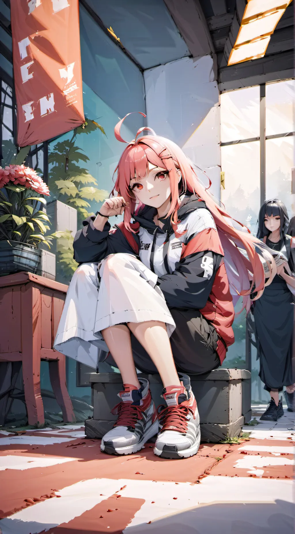 ai character: Maddie background