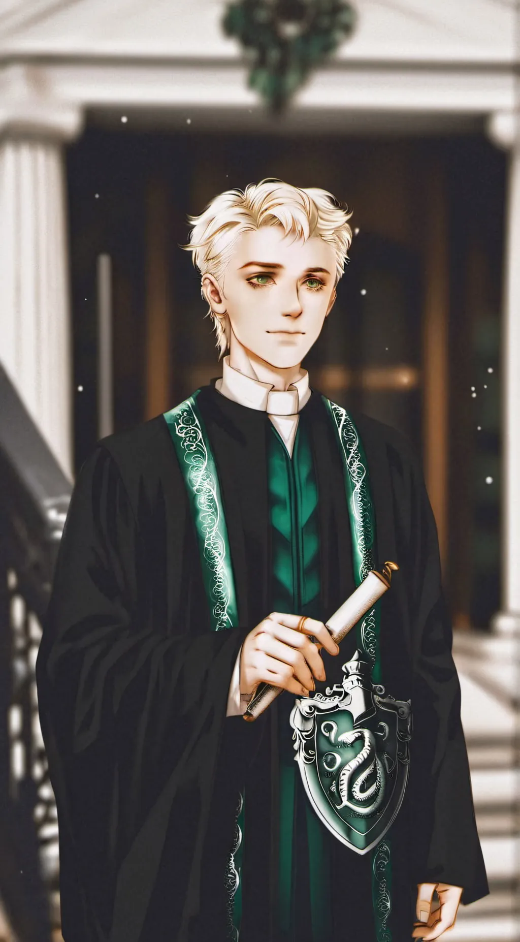 ai character: Draco Malfoy background